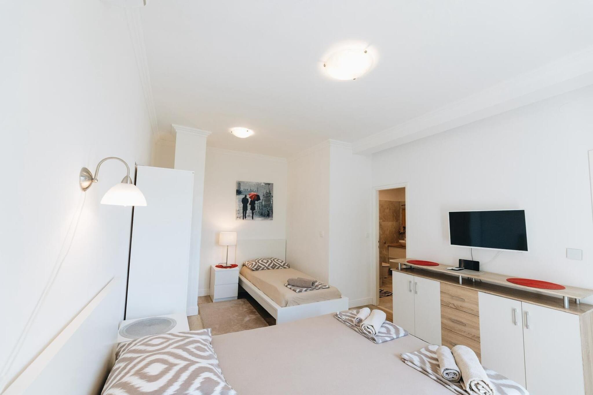 Deluxe apartment Marghareta - Three Bedroom Apartment with  Sea View and Terrace - Slaapkamer