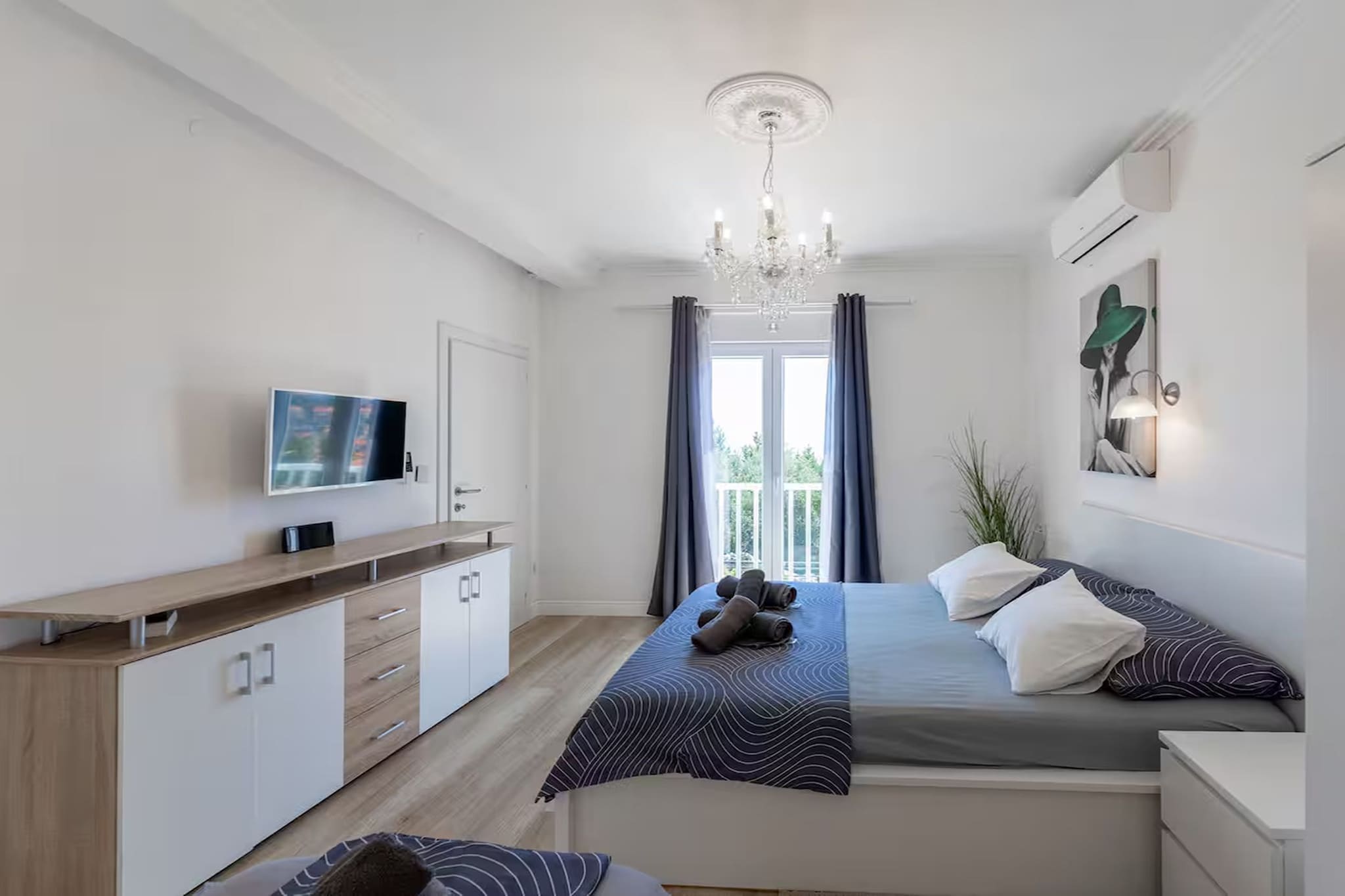 Deluxe apartment Marghareta - Three Bedroom Apartment with  Sea View and Terrace - Slaapkamer