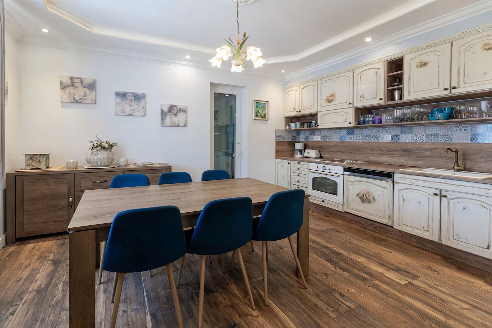 Deluxe apartment Marghareta - Three Bedroom Apartment with  Sea View and Terrace - Eetkamer