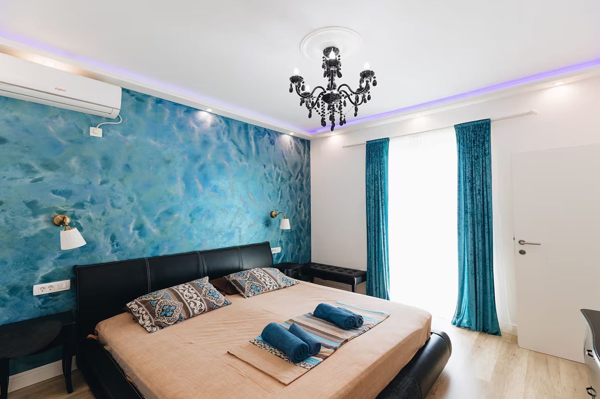 Deluxe apartment Marghareta - Three Bedroom Apartment with  Sea View and Terrace - Slaapkamer