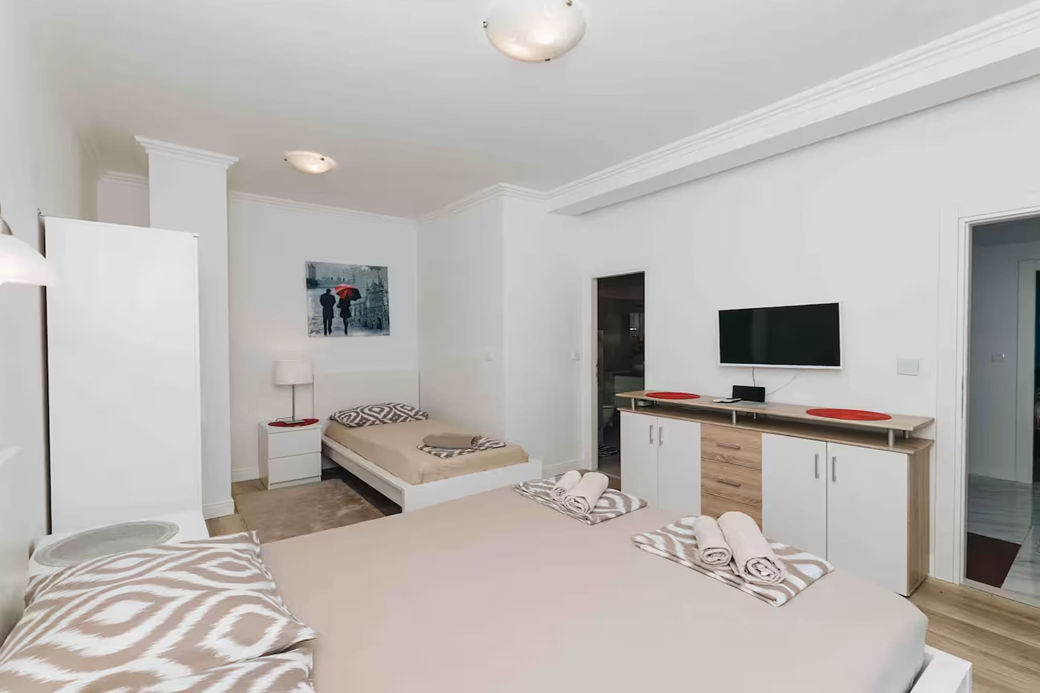 Deluxe apartment Marghareta - Three Bedroom Apartment with  Sea View and Terrace - Slaapkamer