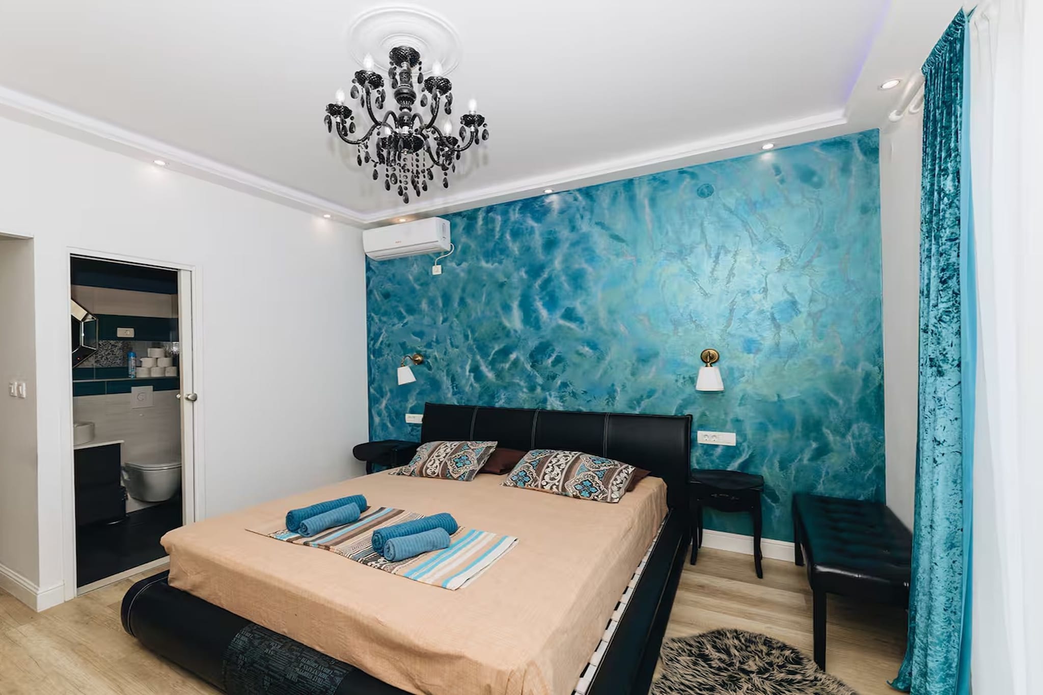 Deluxe apartment Marghareta - Three Bedroom Apartment with  Sea View and Terrace - Slaapkamer