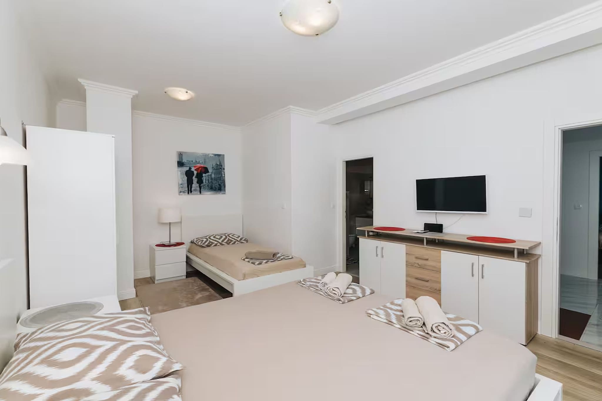 Deluxe apartment Marghareta - Three Bedroom Apartment with  Sea View and Terrace - Slaapkamer