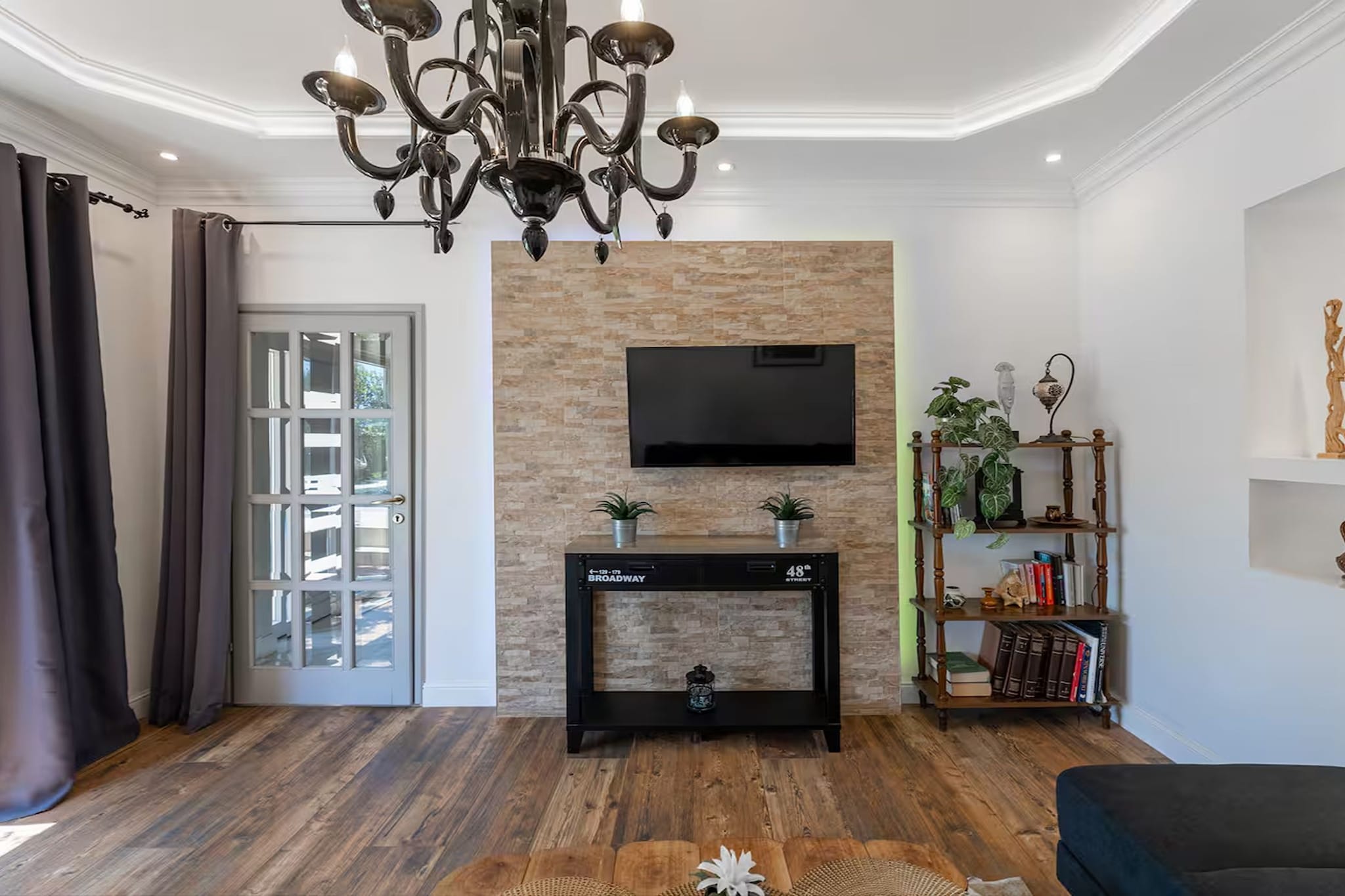 Deluxe apartment Marghareta - Three Bedroom Apartment with  Sea View and Terrace - Woonkamer