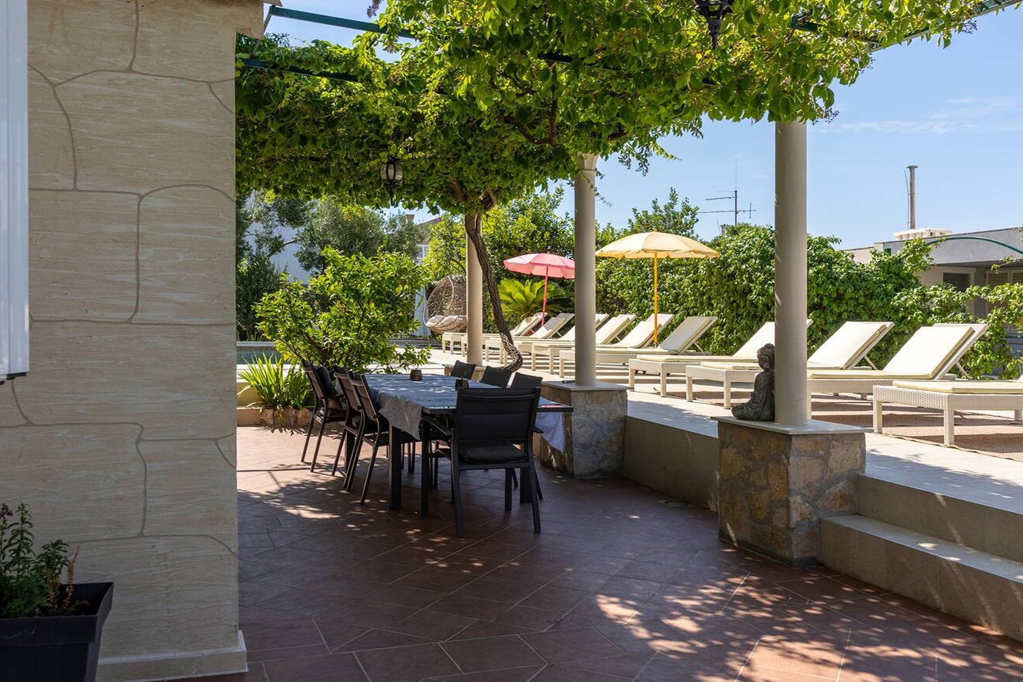 Deluxe apartment Marghareta - Three Bedroom Apartment with  Sea View and Terrace - Terras