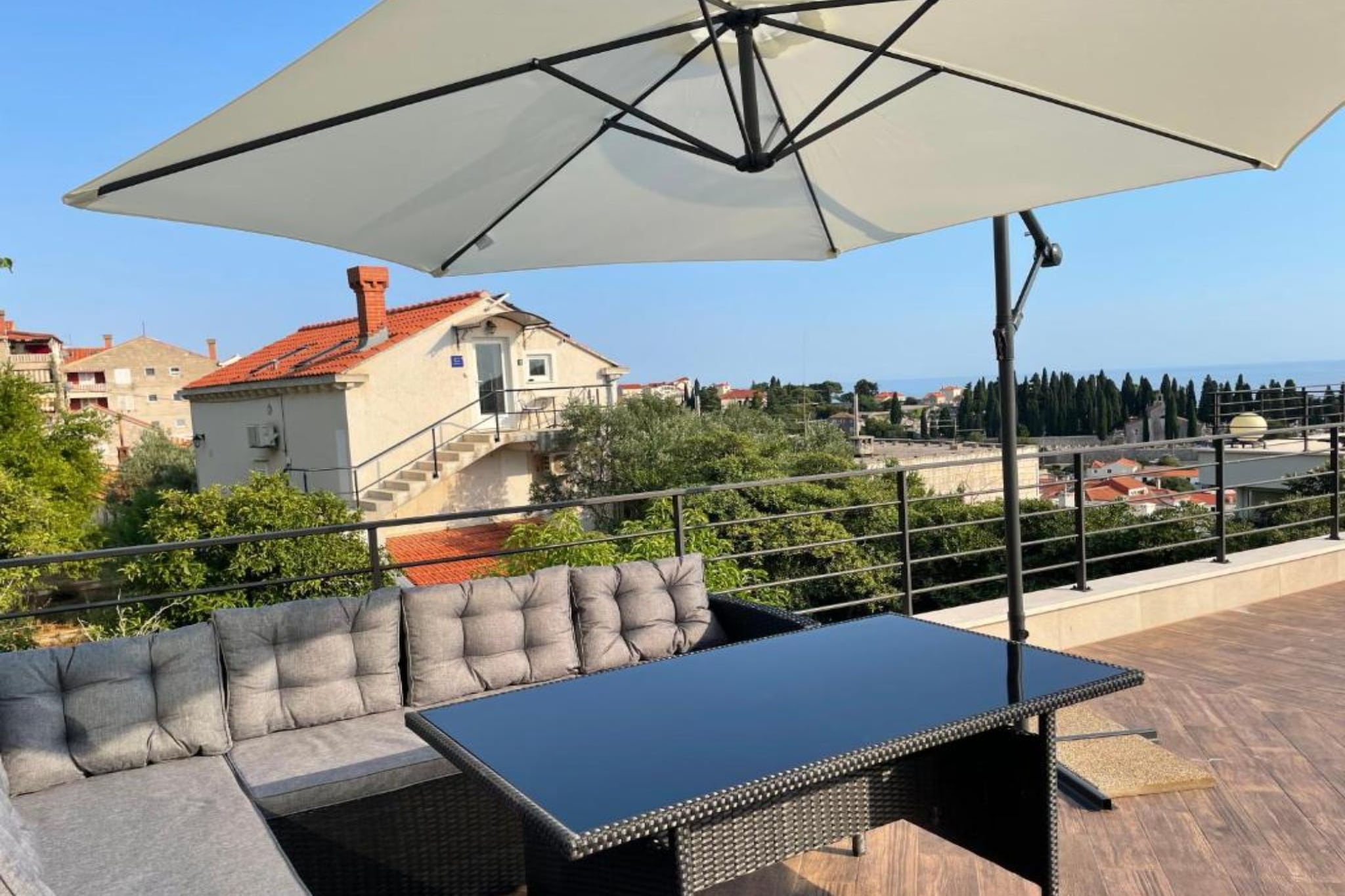 Apartment Marghareta - Two Bedroom Apartment with Sea View and Balcony - Terrasse / balcon