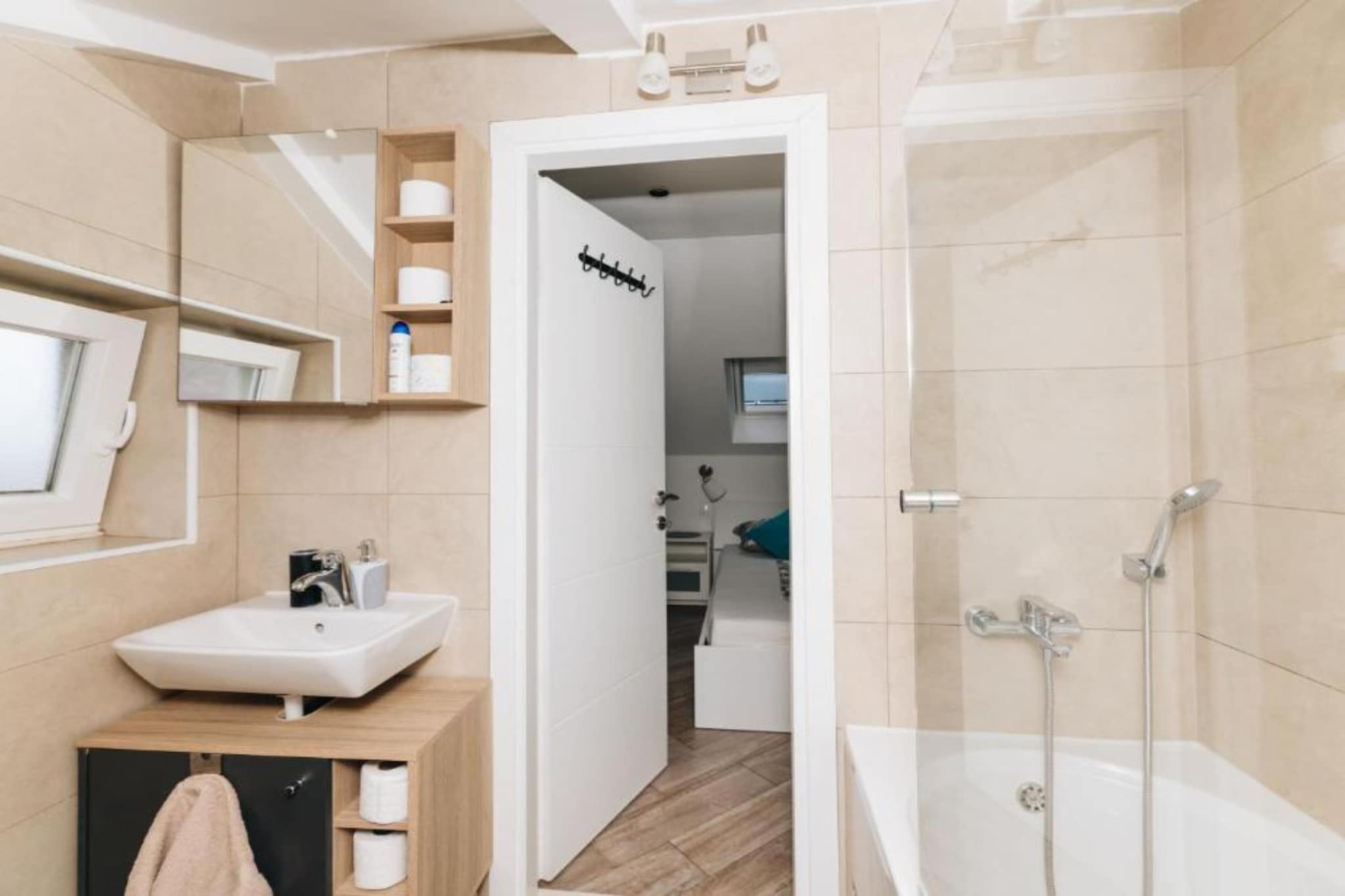 Apartment Marghareta - Two Bedroom Apartment with Sea View and Balcony - Salle de bain