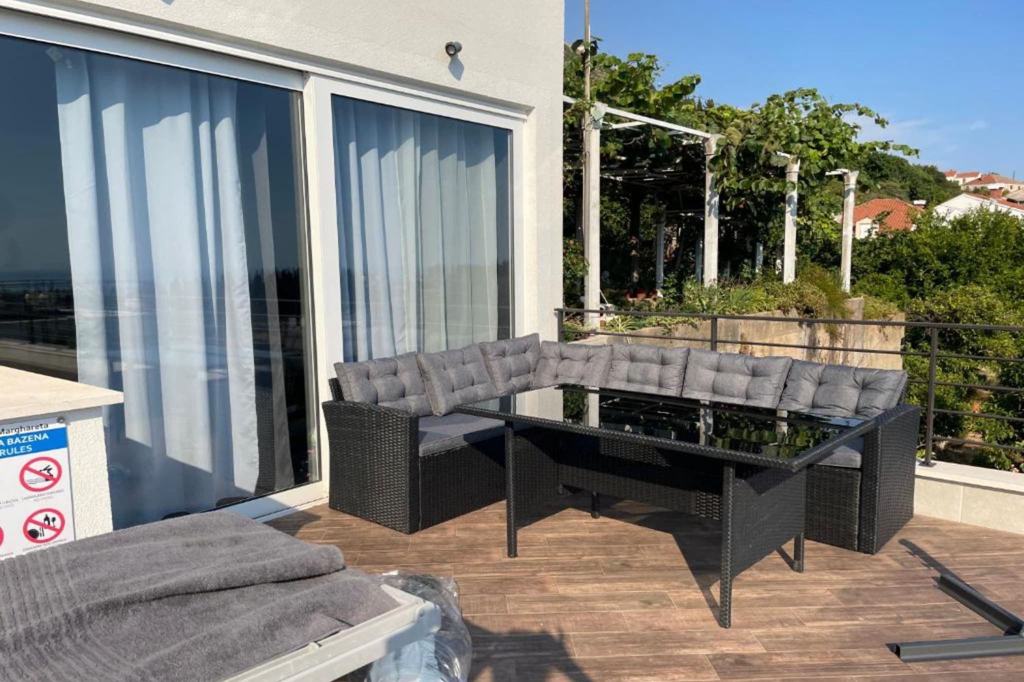 Residence Apartment Marghareta No. 1 with Sea View - Two Bedroom Apartment  with Sea View - Terrasse / balcon