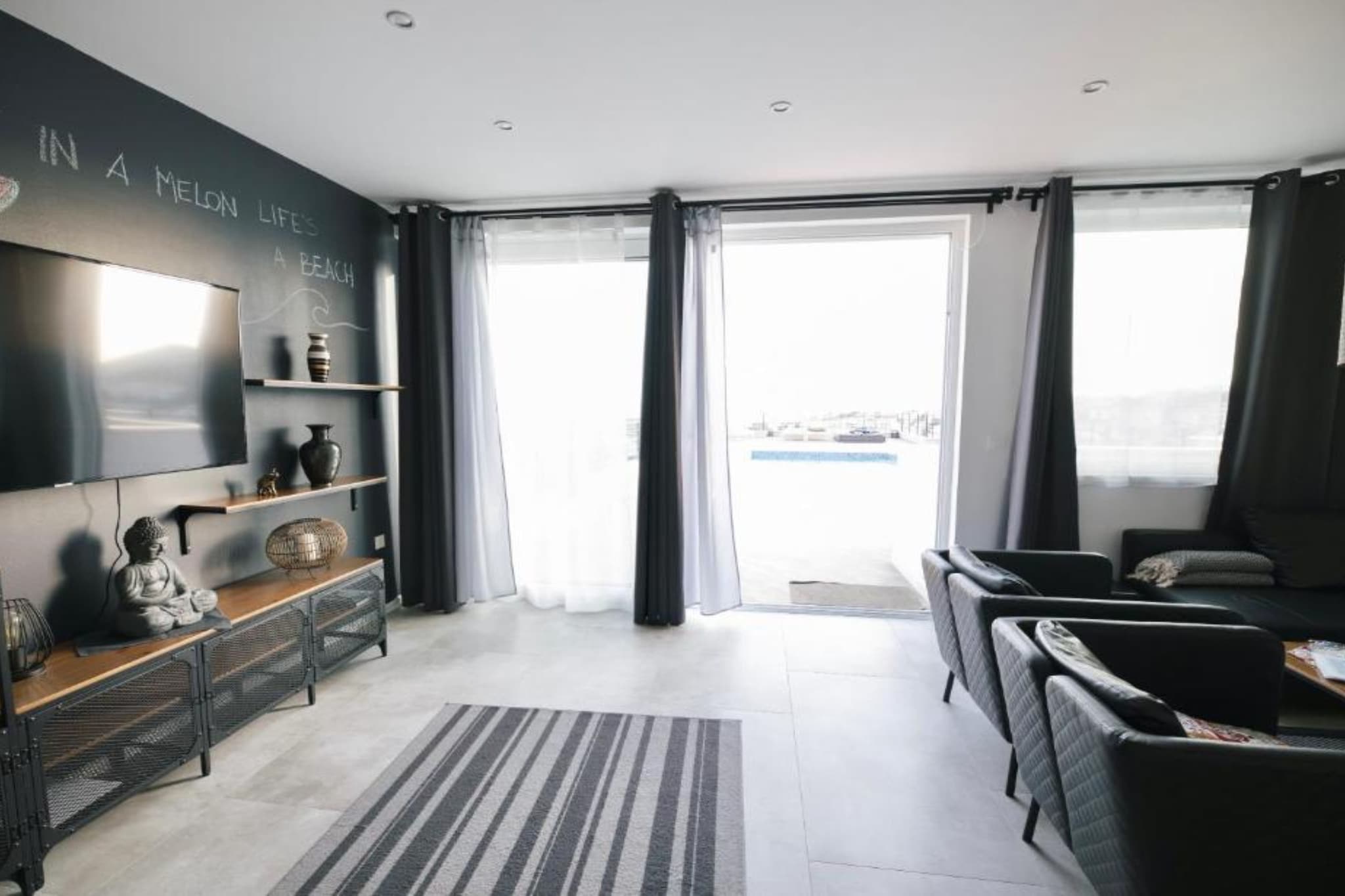 Residence Apartment Marghareta No. 1 with Sea View - Two Bedroom Apartment  with Sea View - Salon