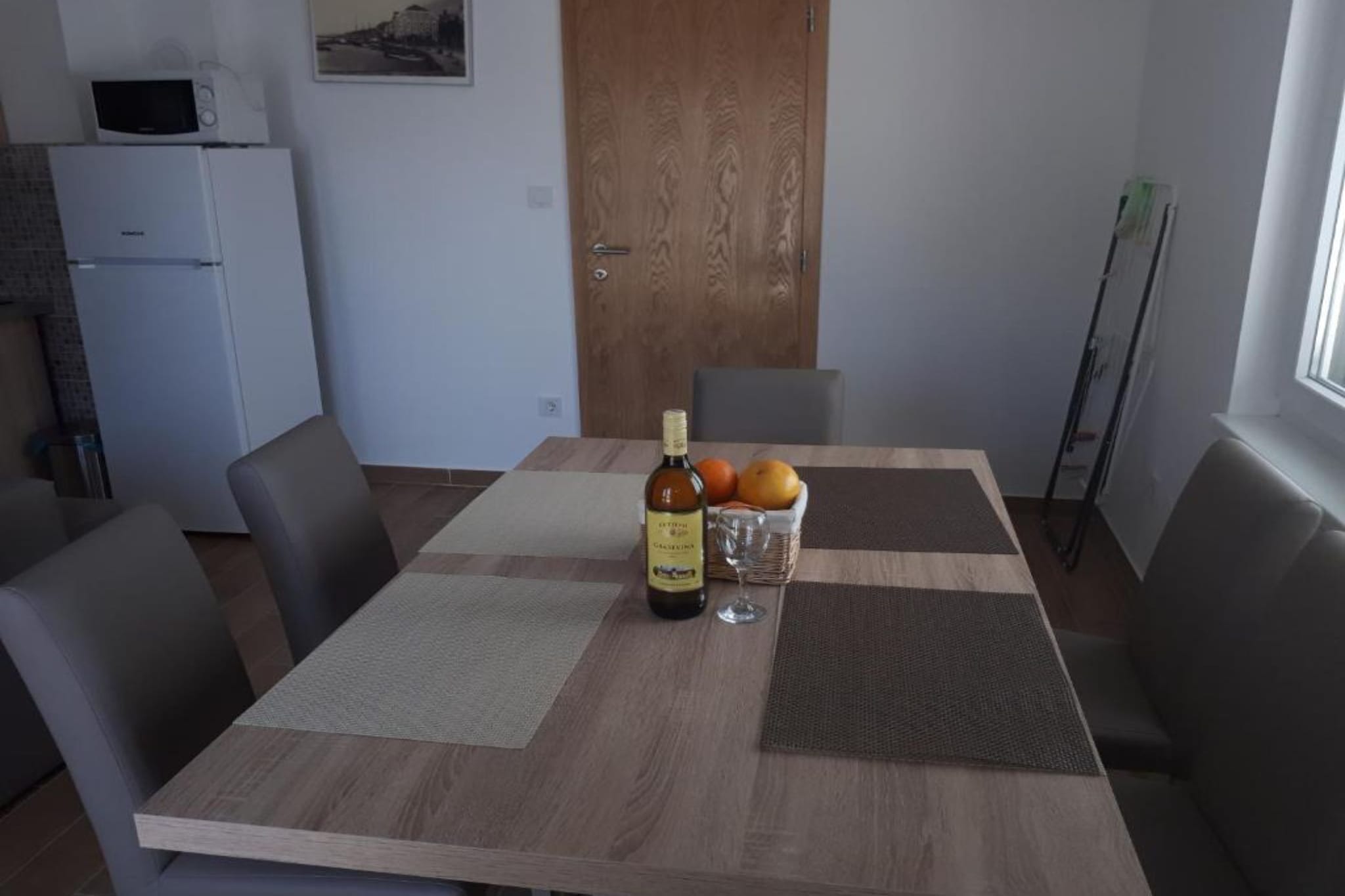 Andrea Adriatic Oasis Karlobag - Two Bedroom Apartment with Balcony and Garden View - Salle à manger