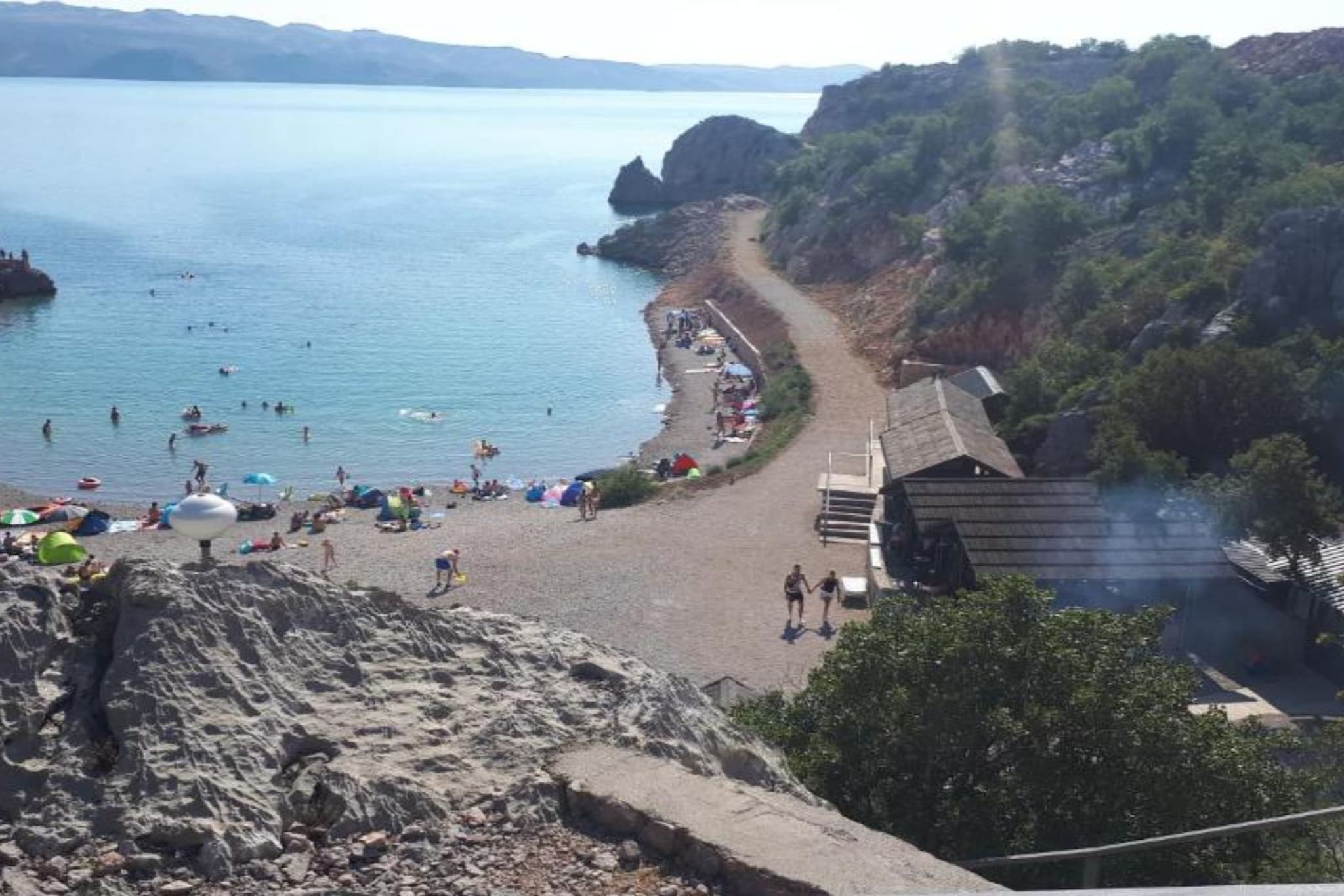 Andrea Adriatic Oasis Karlobag - Two Bedroom Apartment with Balcony and Garden View - Vue