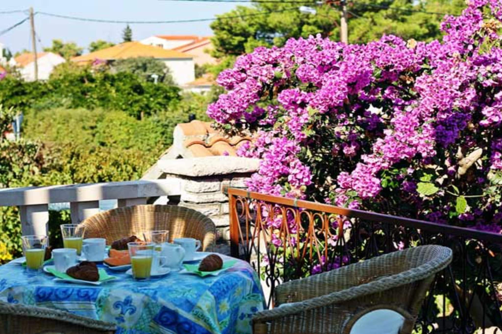 Apartments Darija Supetar - Superior Two Bedroom Apartment with Terrace - Terrasse