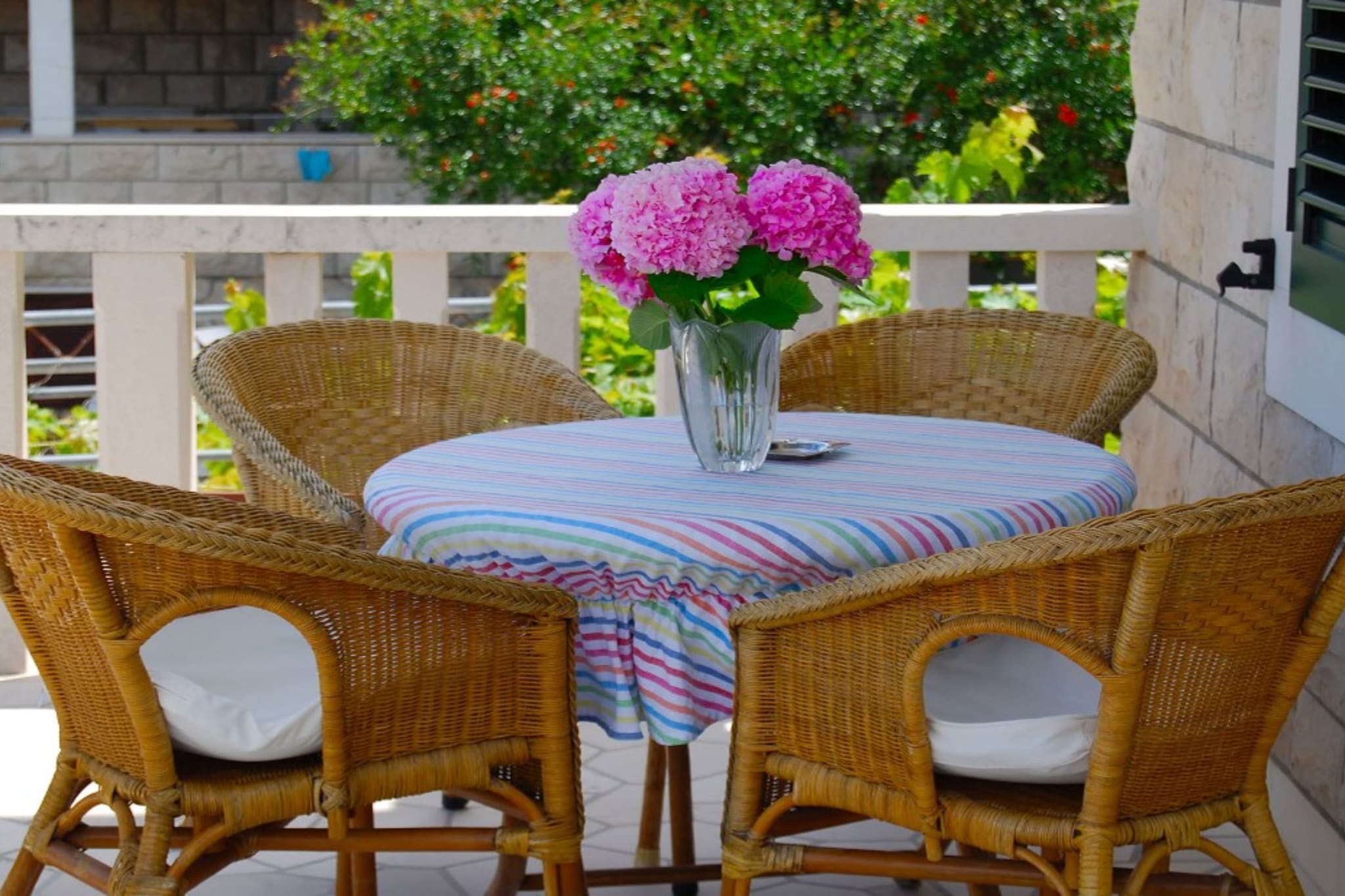 Apartments Darija Supetar - Superior Two Bedroom Apartment with Terrace - Terrasse