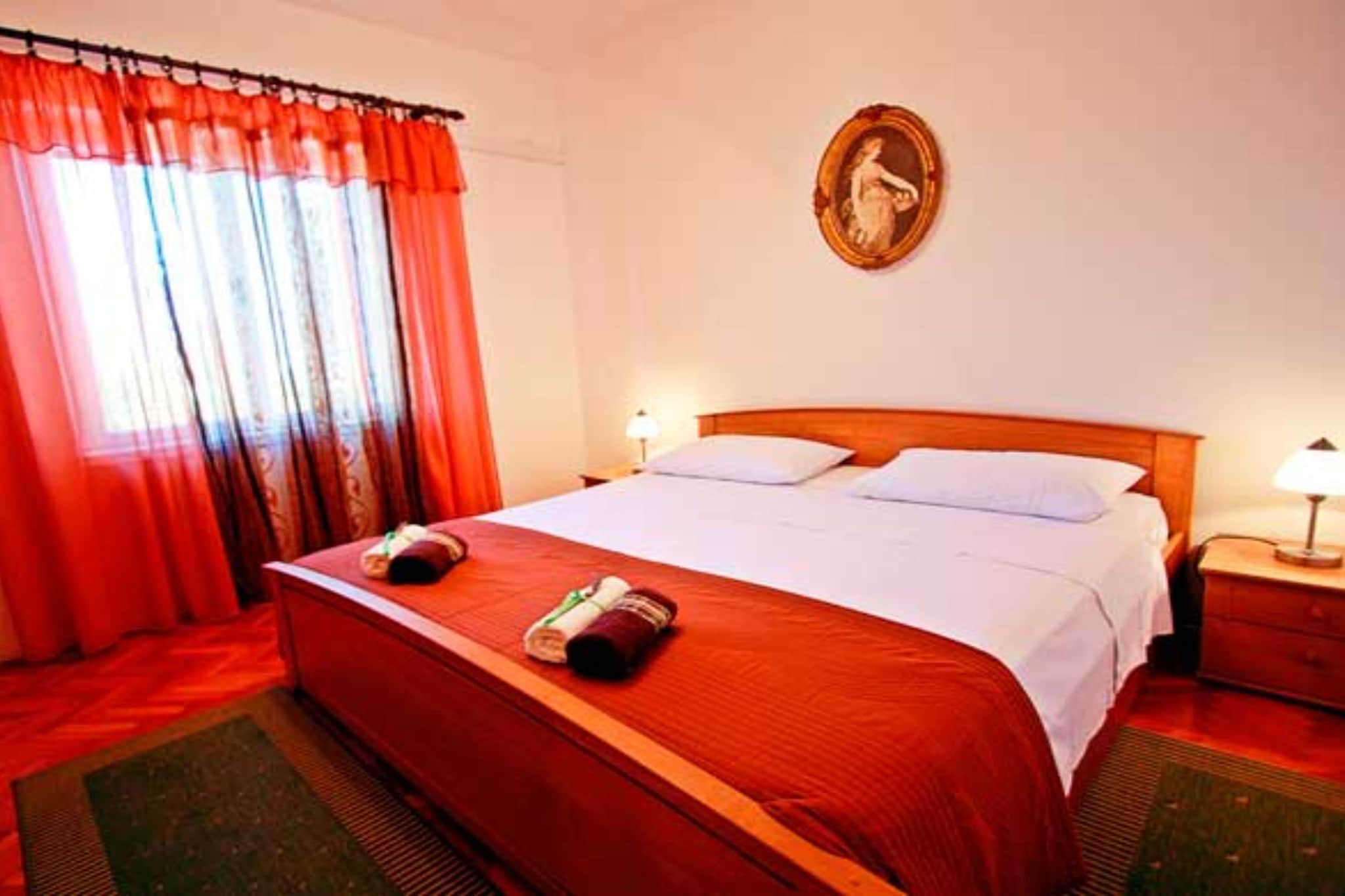 Apartments Darija Supetar - Superior Two Bedroom Apartment with Terrace - Schlafzimmer