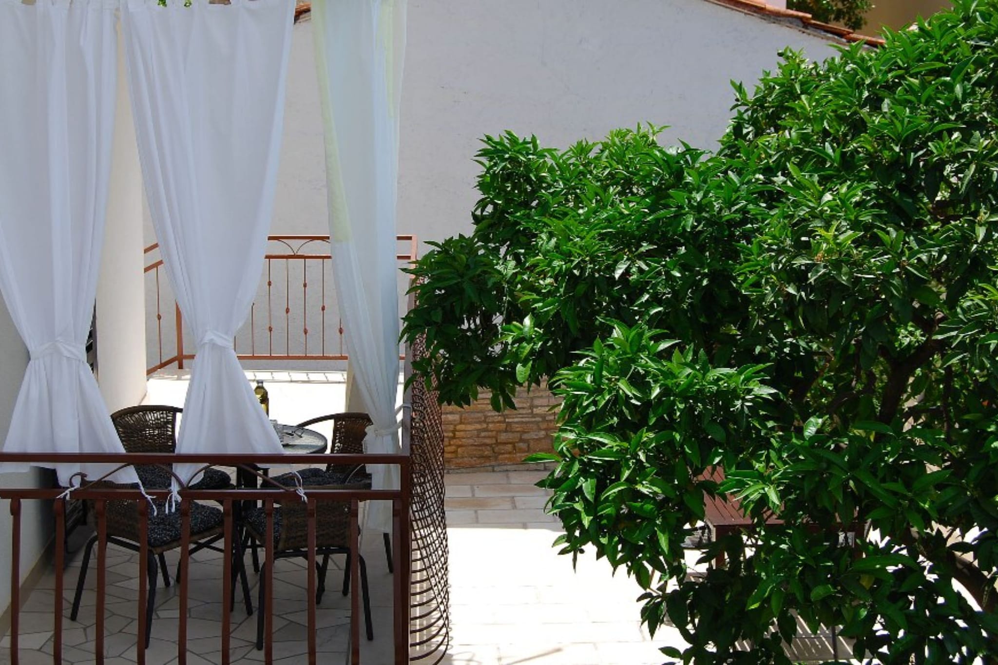 Apartments Darija Supetar - Two Bedroom Apartment with Terrace - Terrasse