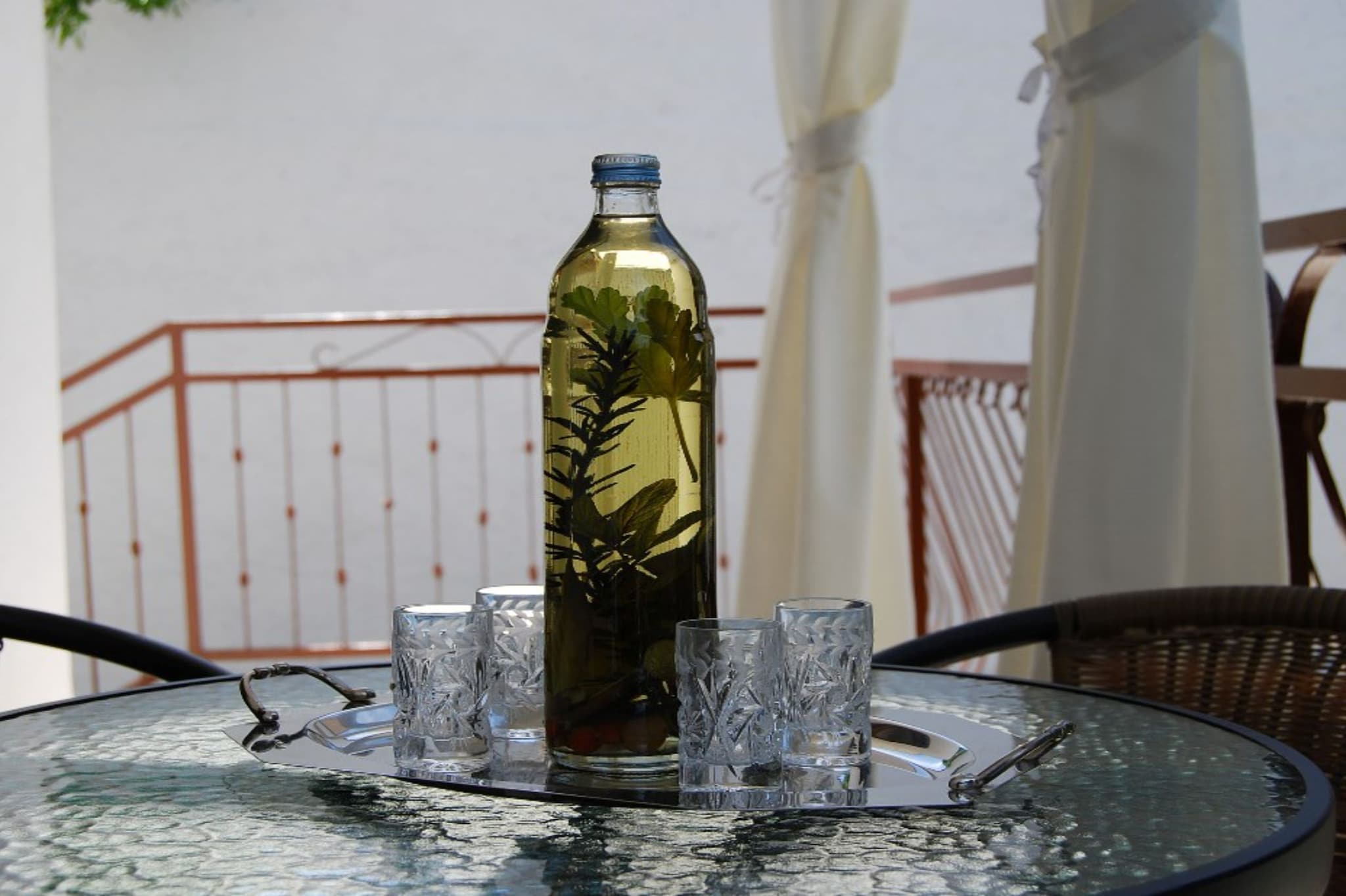 Apartments Darija Supetar - Two Bedroom Apartment with Terrace - Terrasse