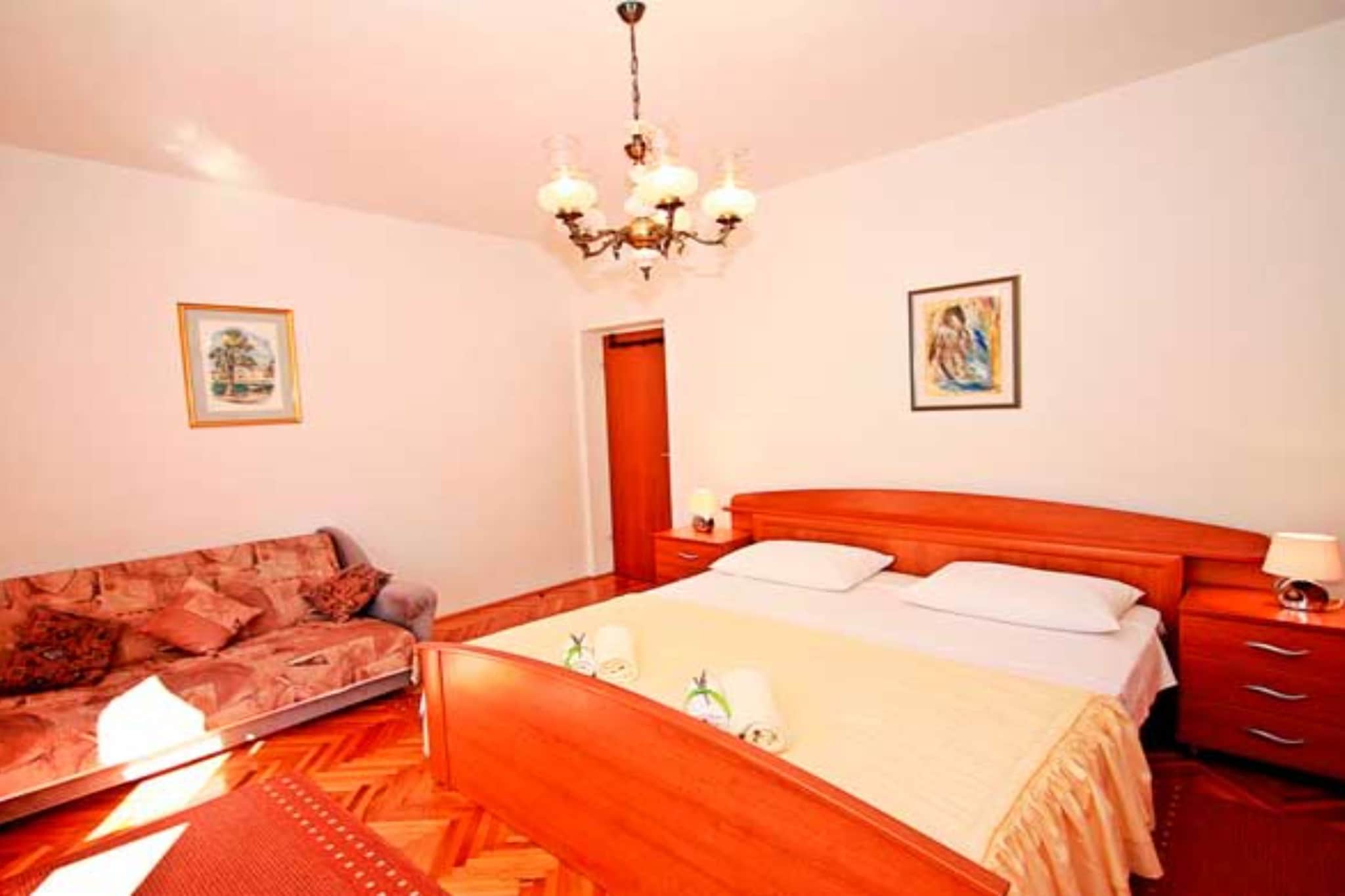 Apartments Darija Supetar - Two Bedroom Apartment with Terrace - Schlafzimmer