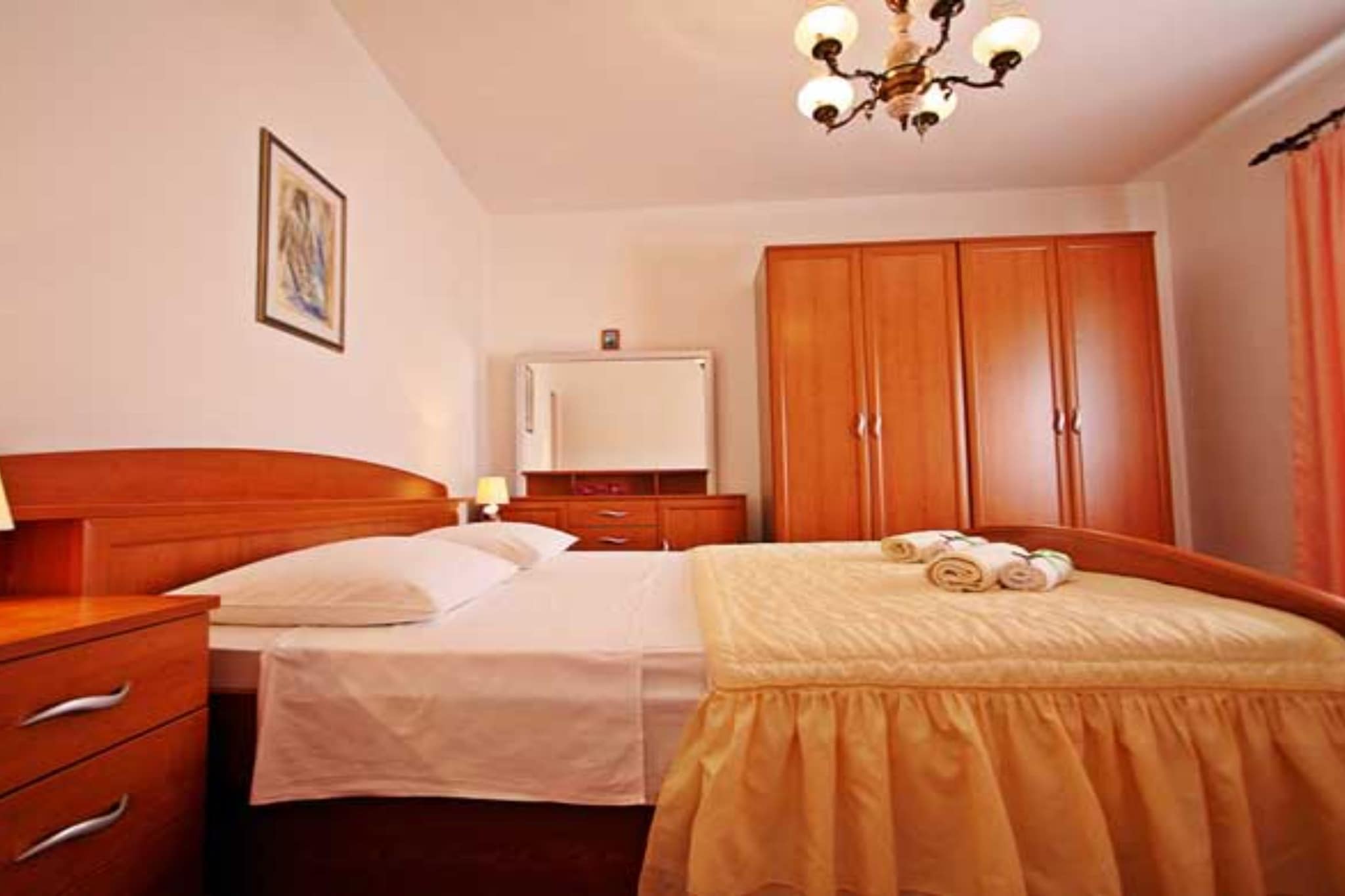 Apartments Darija Supetar - Two Bedroom Apartment with Terrace - Schlafzimmer