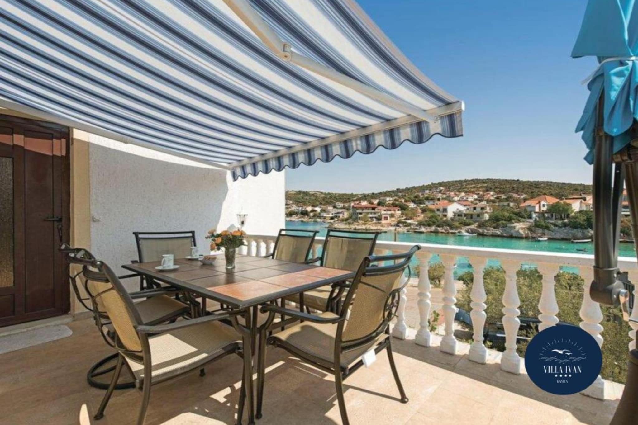 Villa Ivan apartment with balcony and sea view A1 - Terrasse / balcon
