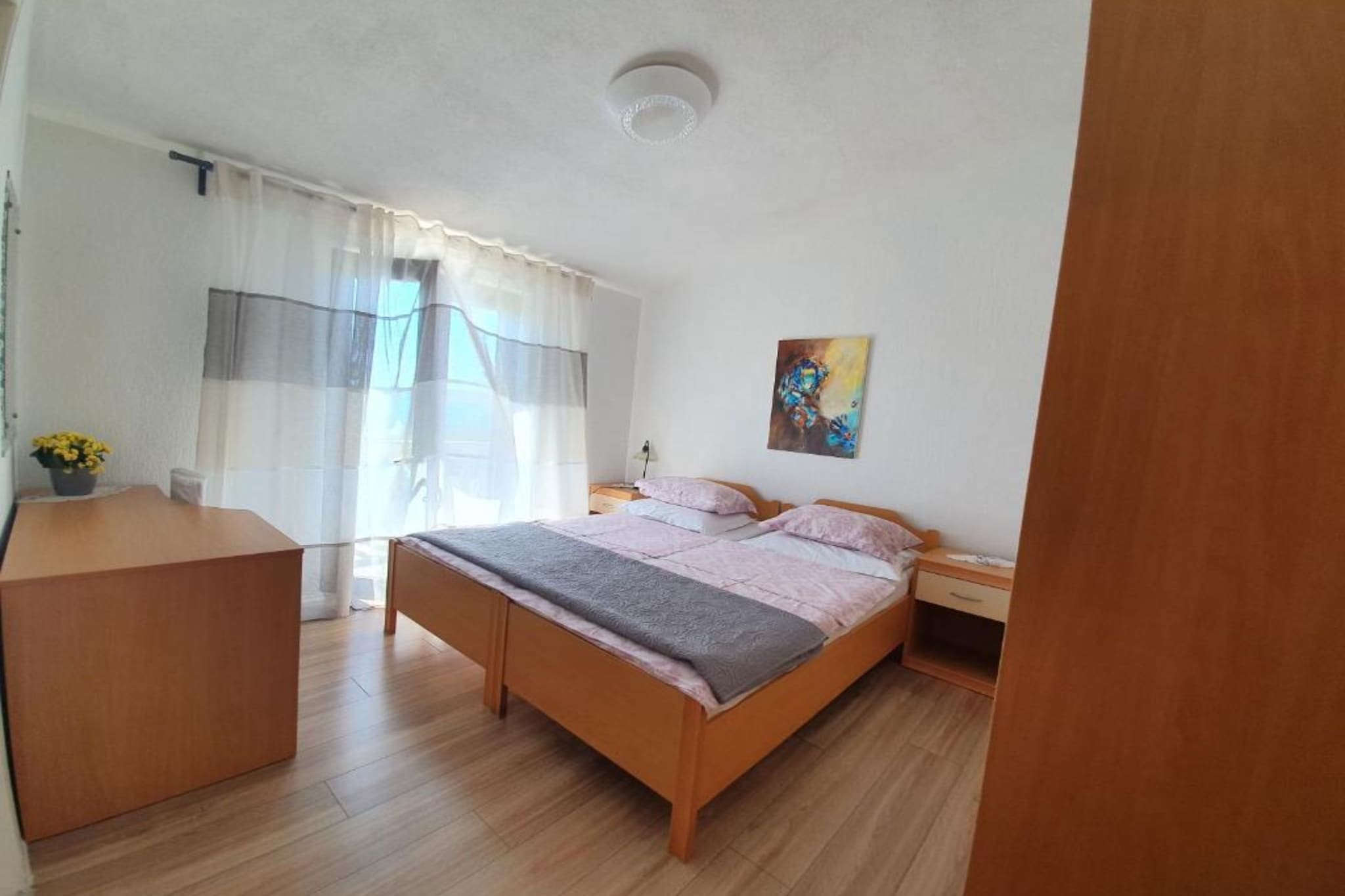 Villa Ivan apartment with balcony and sea view A1 - Chambre
