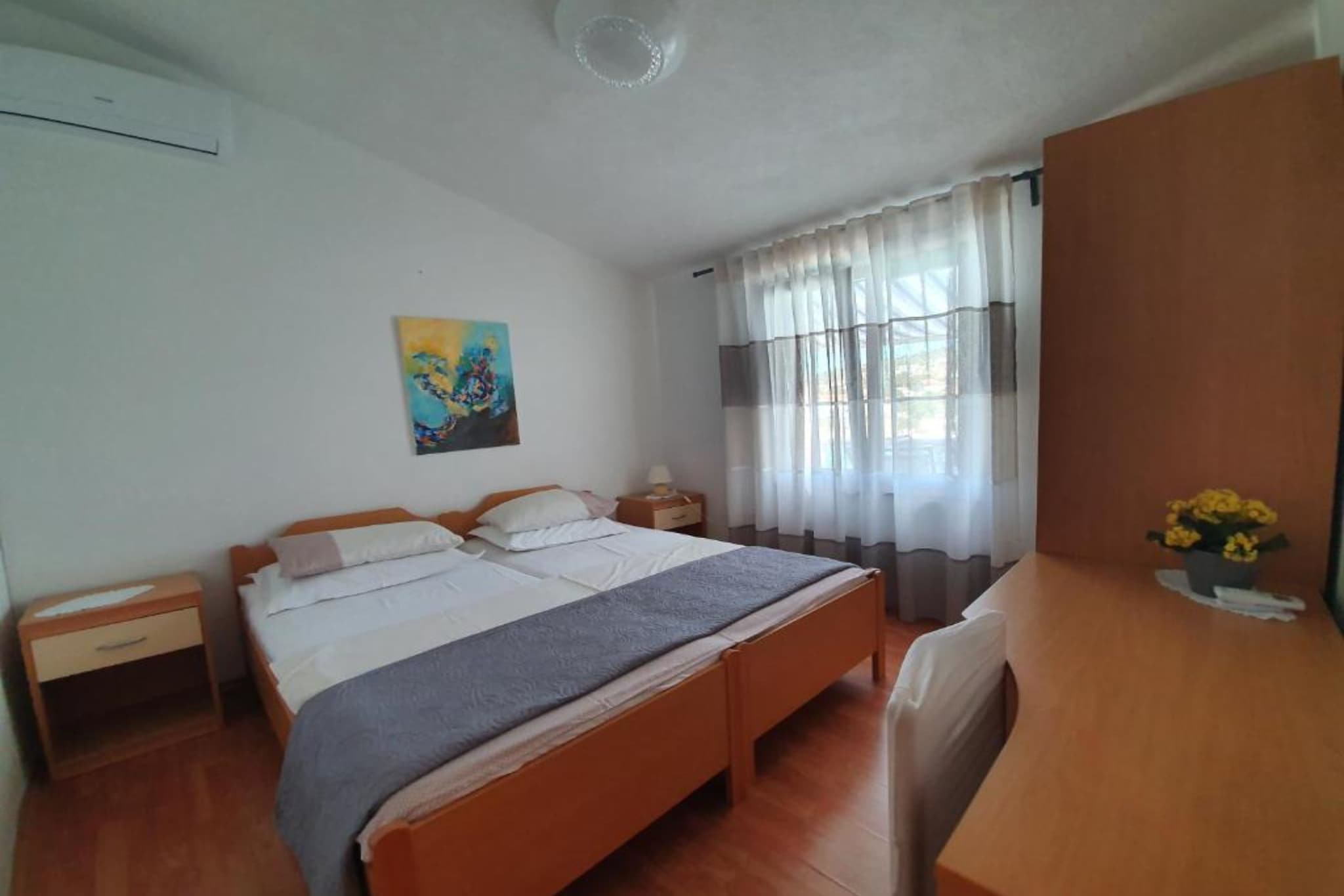 Villa Ivan apartment with balcony and sea view A1 - Chambre
