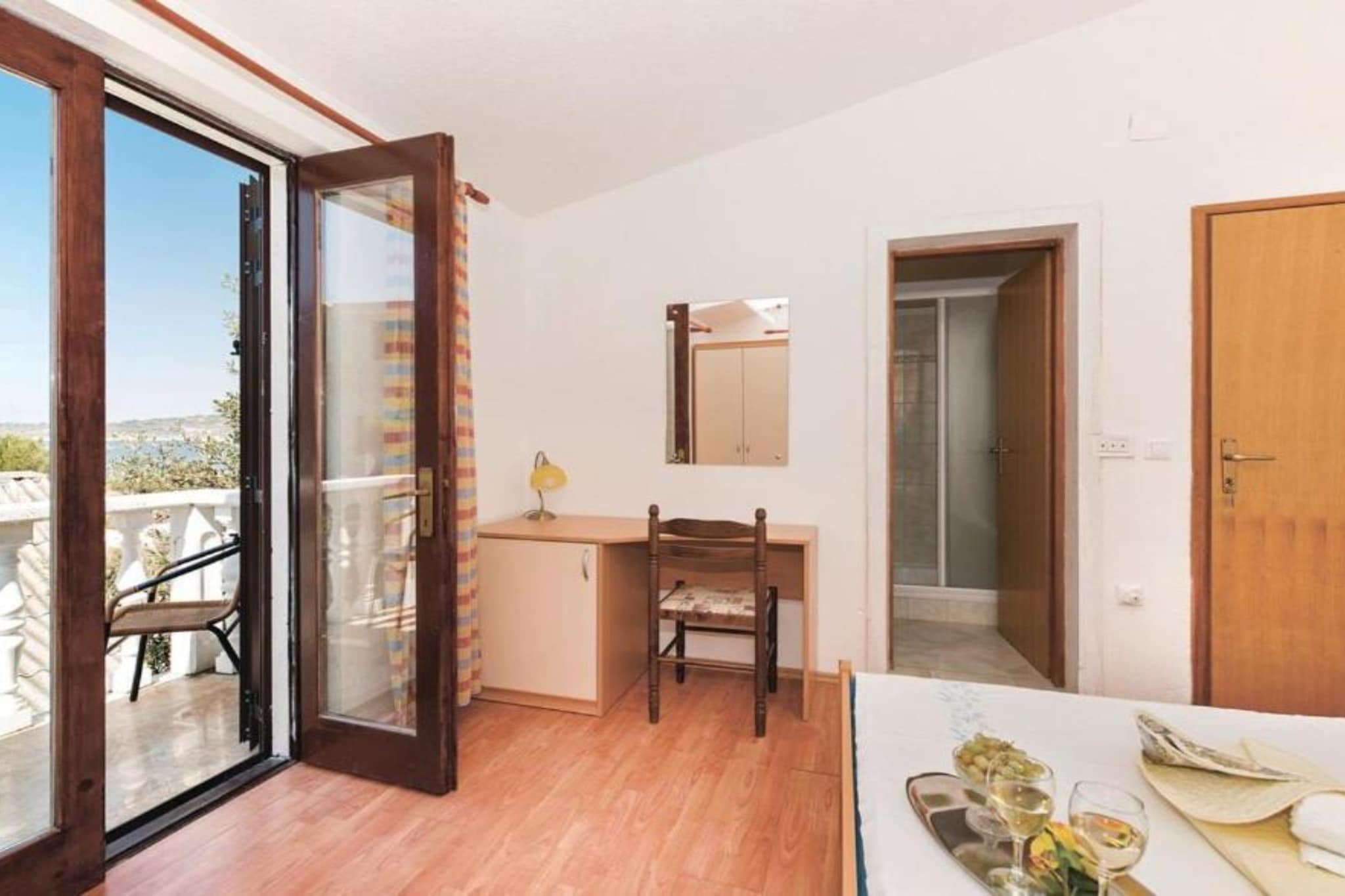 Villa Ivan apartment with balcony and sea view A2 - Chambre