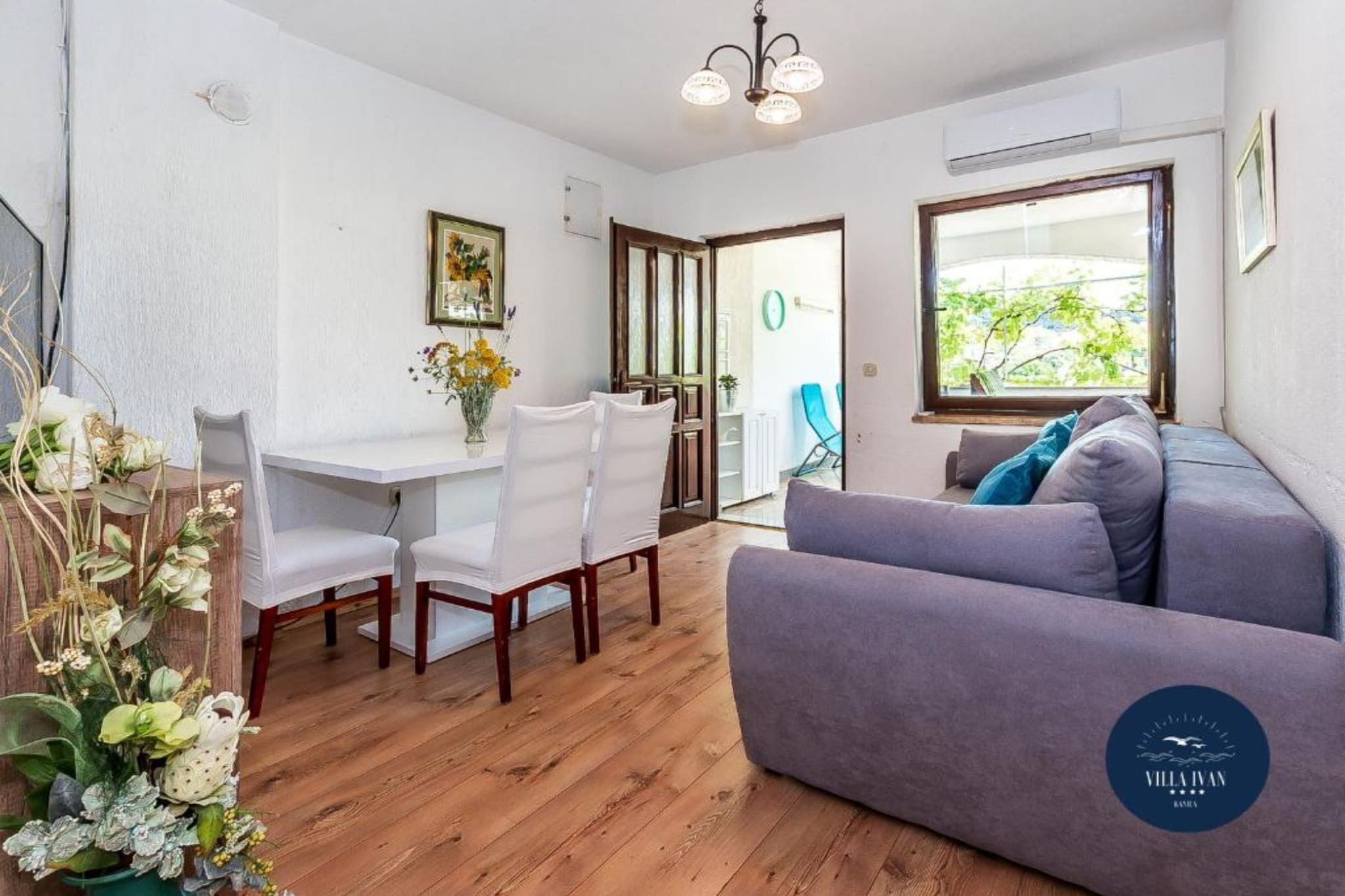 Villa Ivan apartment with terrace and sea view A3 - Salon