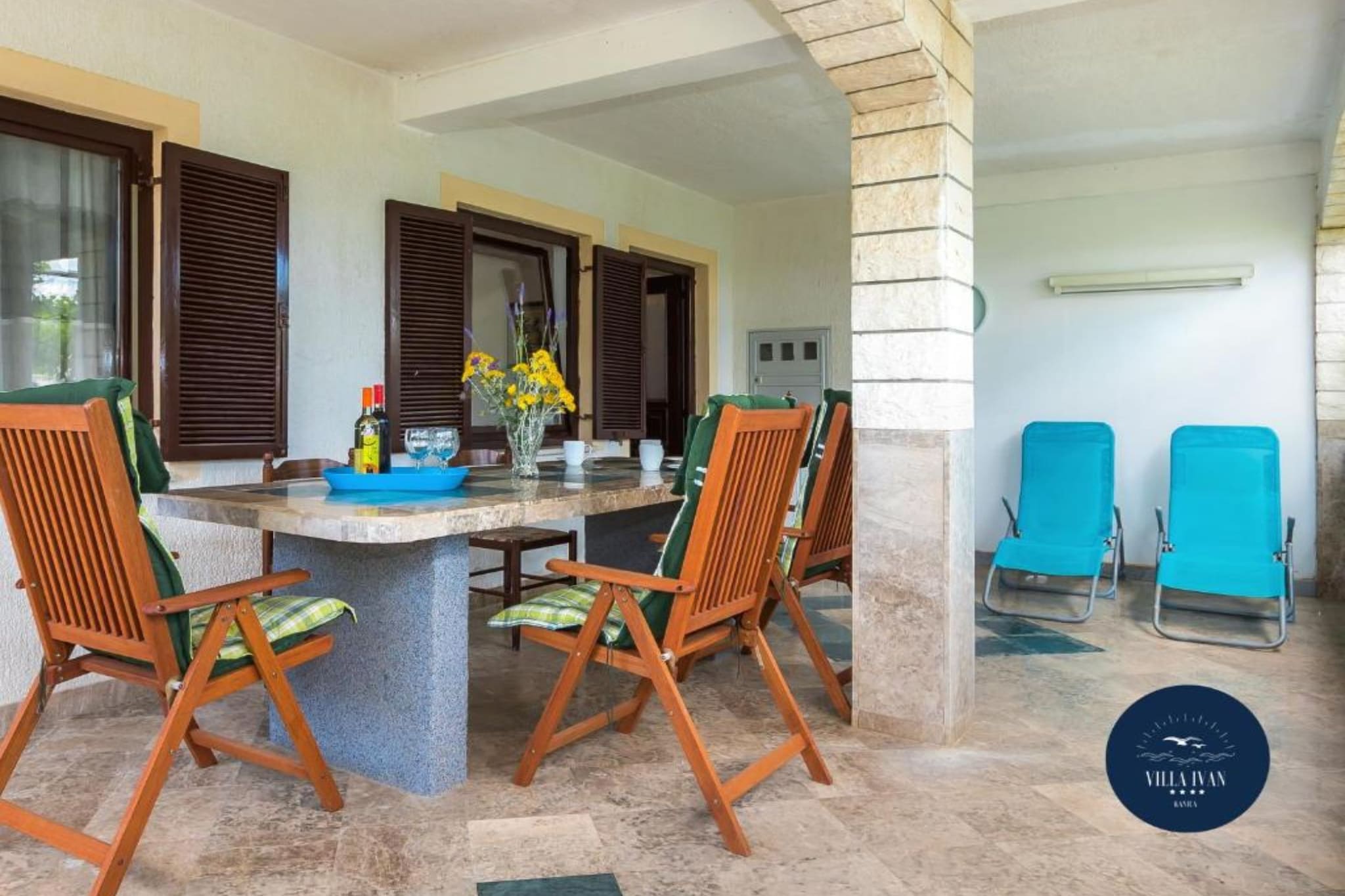 Villa Ivan apartment with terrace and sea view A3 - Salle à manger