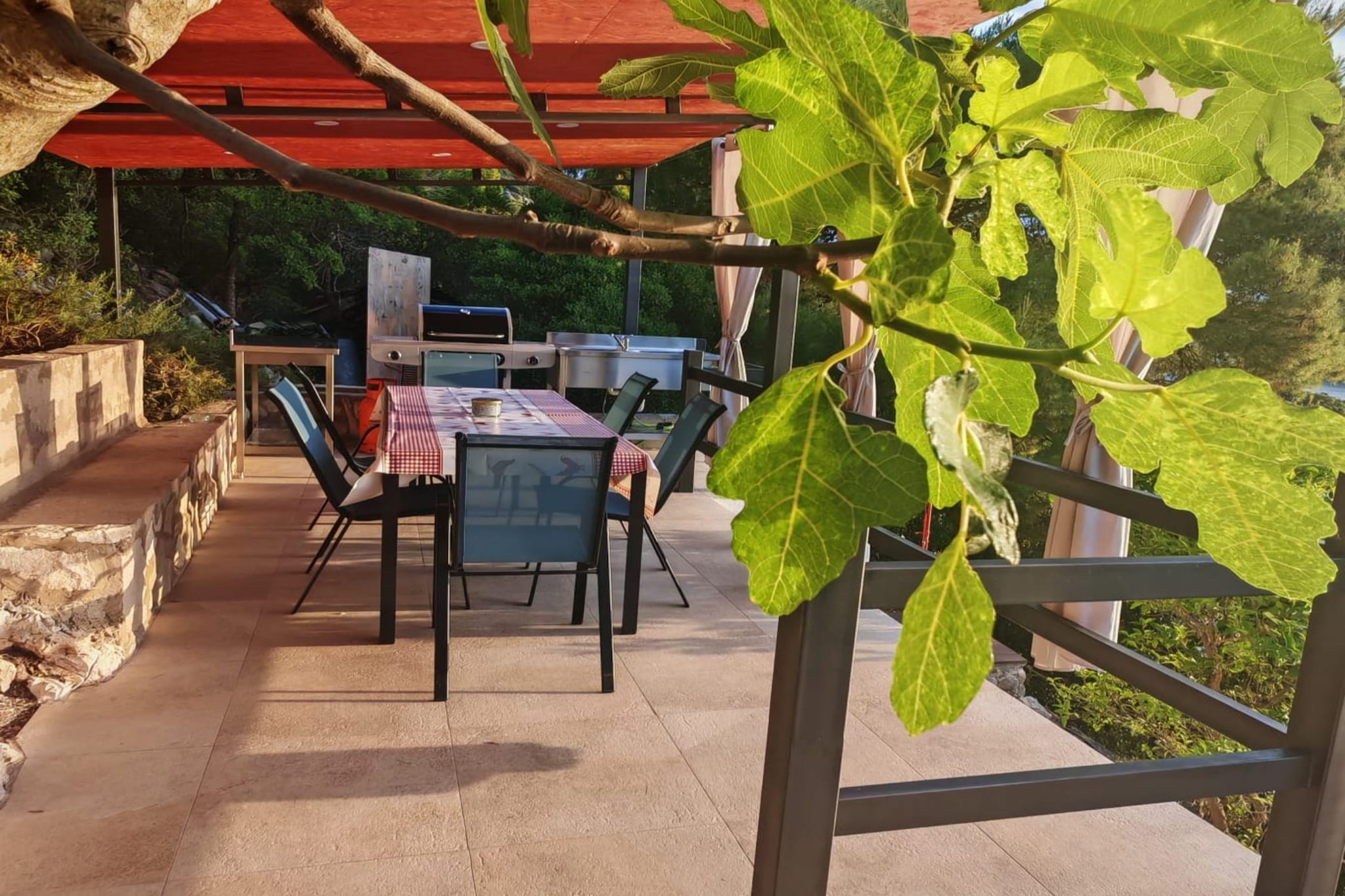 Green House - Two-Bedroom Apartment with Terrace and Sea View - Terrasbalkon