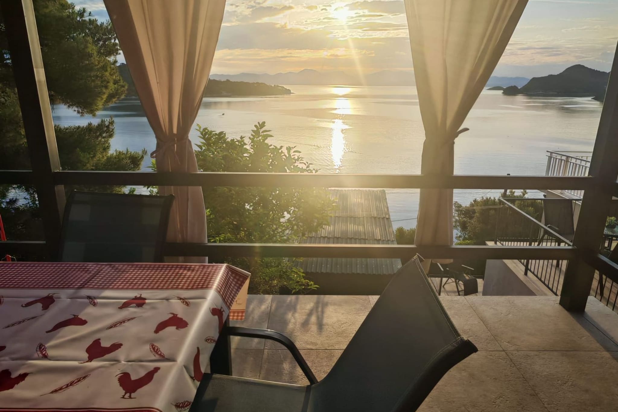 Green House - Two-Bedroom Apartment with Terrace and Sea View - Terrasbalkon
