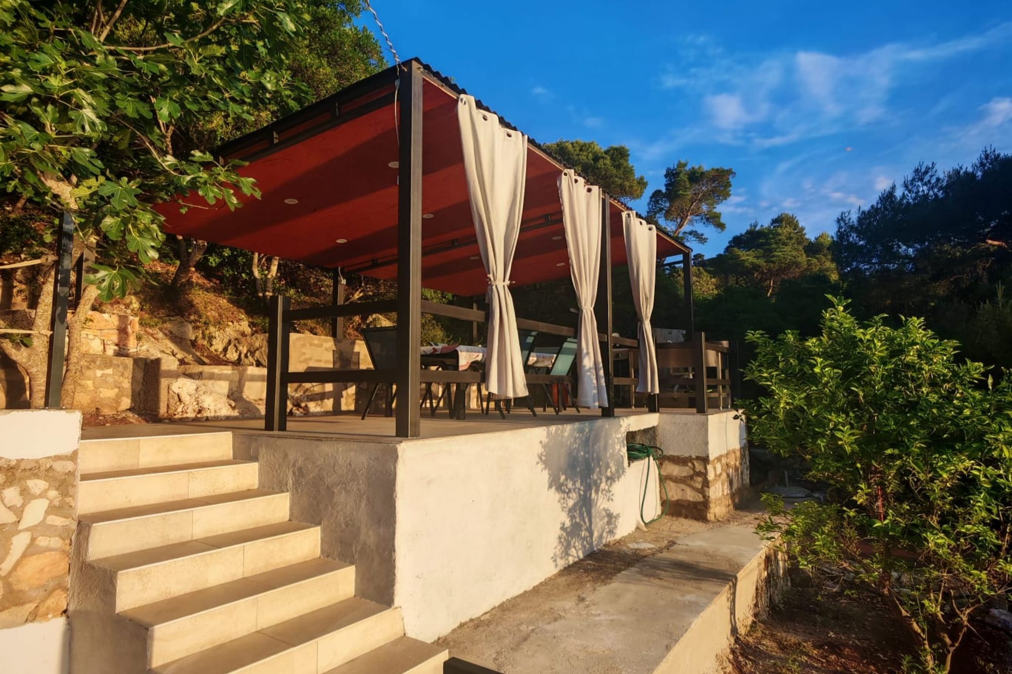 Green House - Two-Bedroom Apartment with Terrace and Sea View - Terrasbalkon
