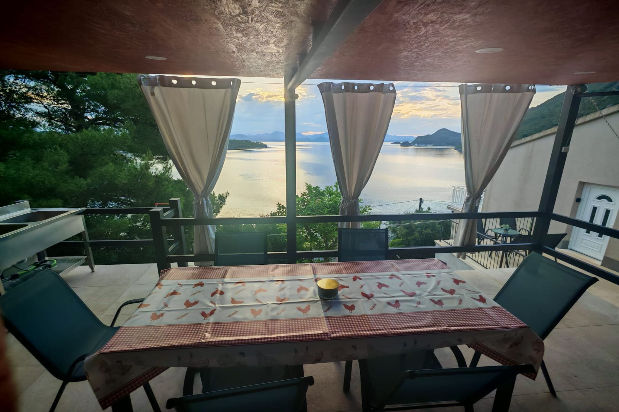 Green House - Two-Bedroom Apartment with Terrace and Sea View - Terrasbalkon