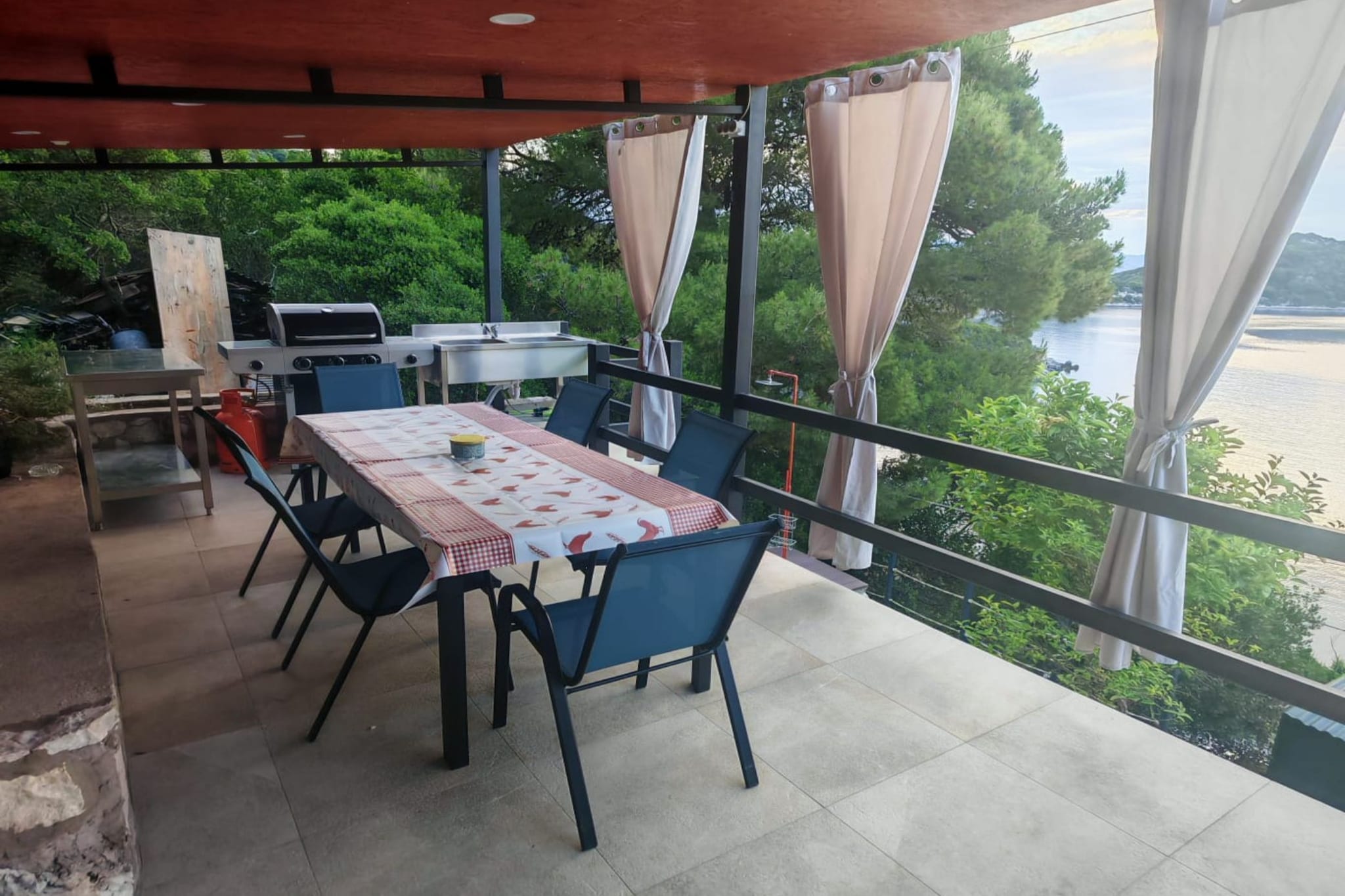 Green House - Two-Bedroom Apartment with Terrace and Sea View - Terrasbalkon