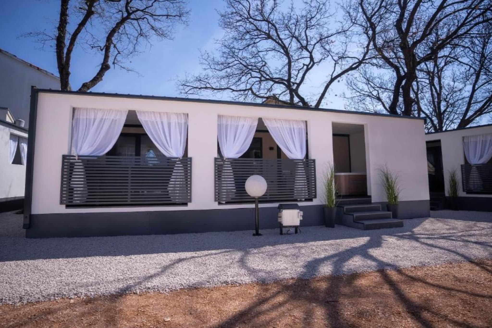 Lux Mobile Homes Vodice - Two bedroom home with private hot tub (Aurora) - Buitenlucht