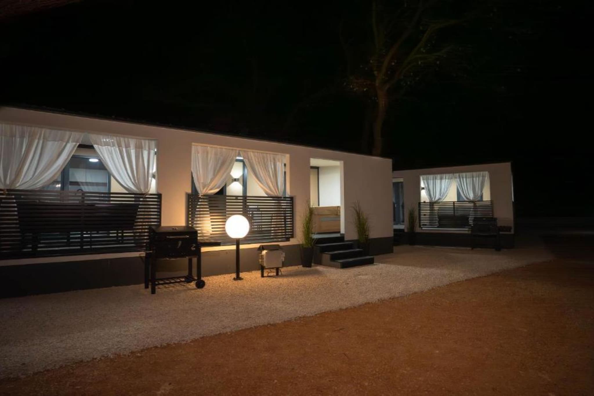 Lux Mobile Homes Vodice -  Two bedroom home with private hot tub (Aria) - Buitenlucht