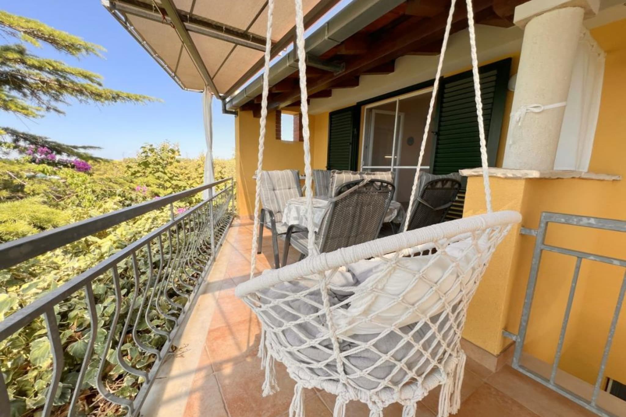 Apartments Vicelić - One bedroom apartment with sea view (4) - Terrasbalkon