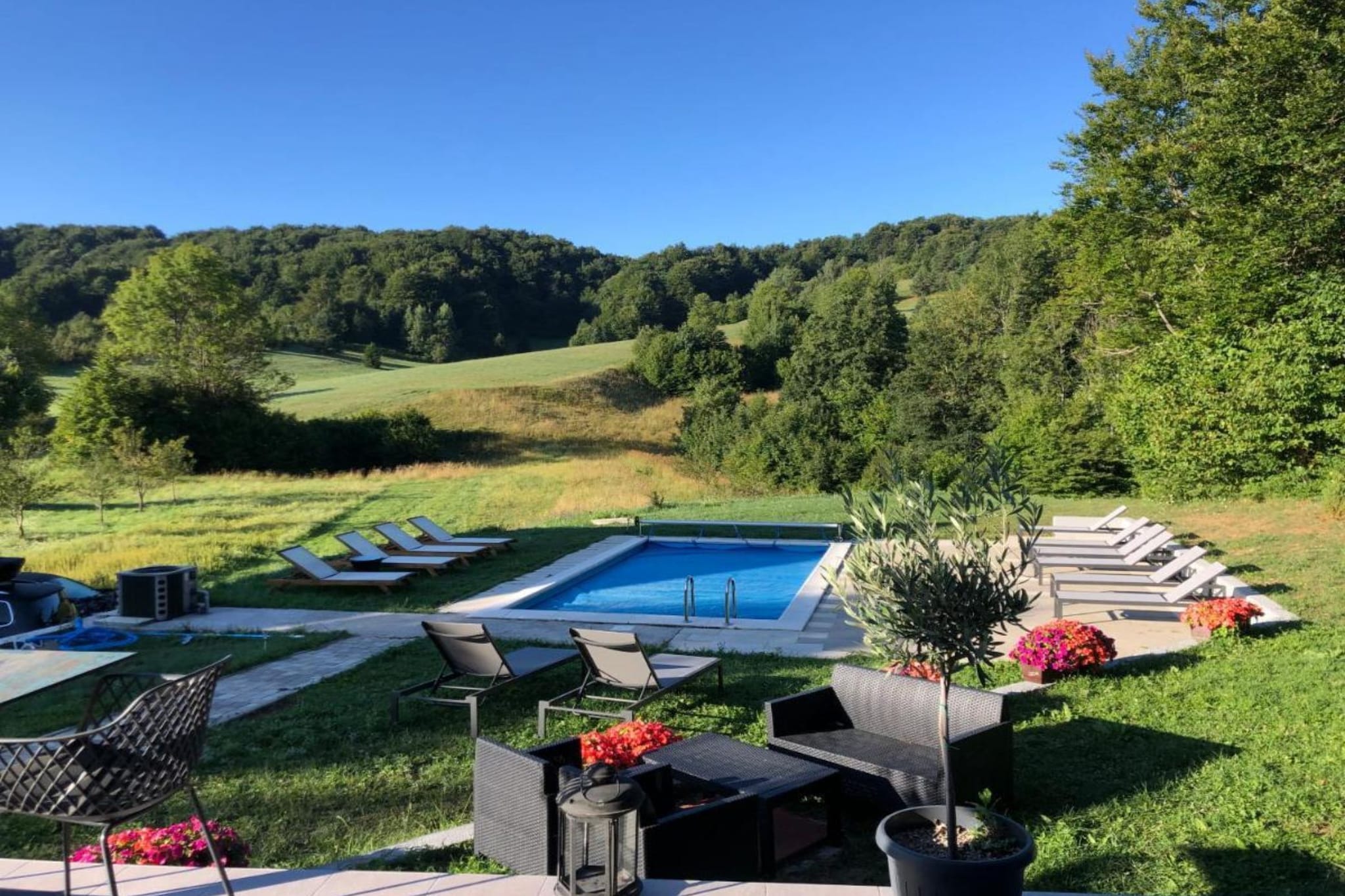 Villa Lika Annex - Double Room 4 (small room) - Zwembad