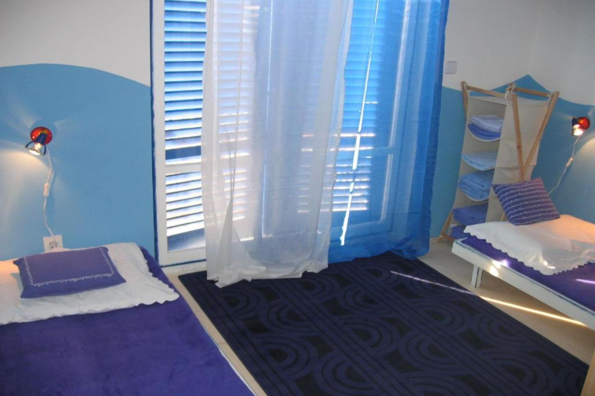 Apartments Mediterraneo Blues - Two bedroom apartment with sea view (Rustico) - Slaapkamer