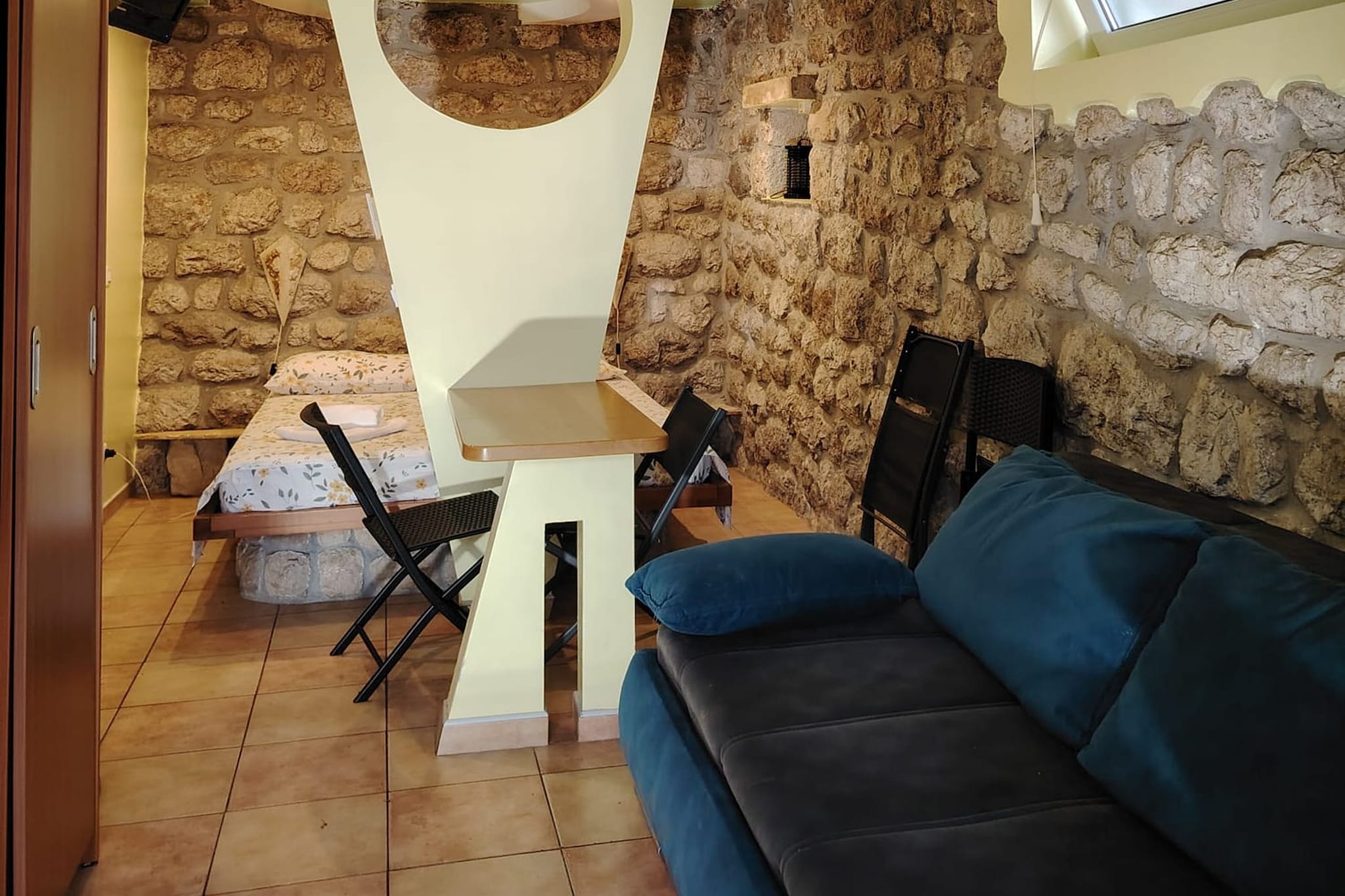 Comfort Kostrena Apartments Rijeka -Studio Apartment with terrace (7) - Chambre