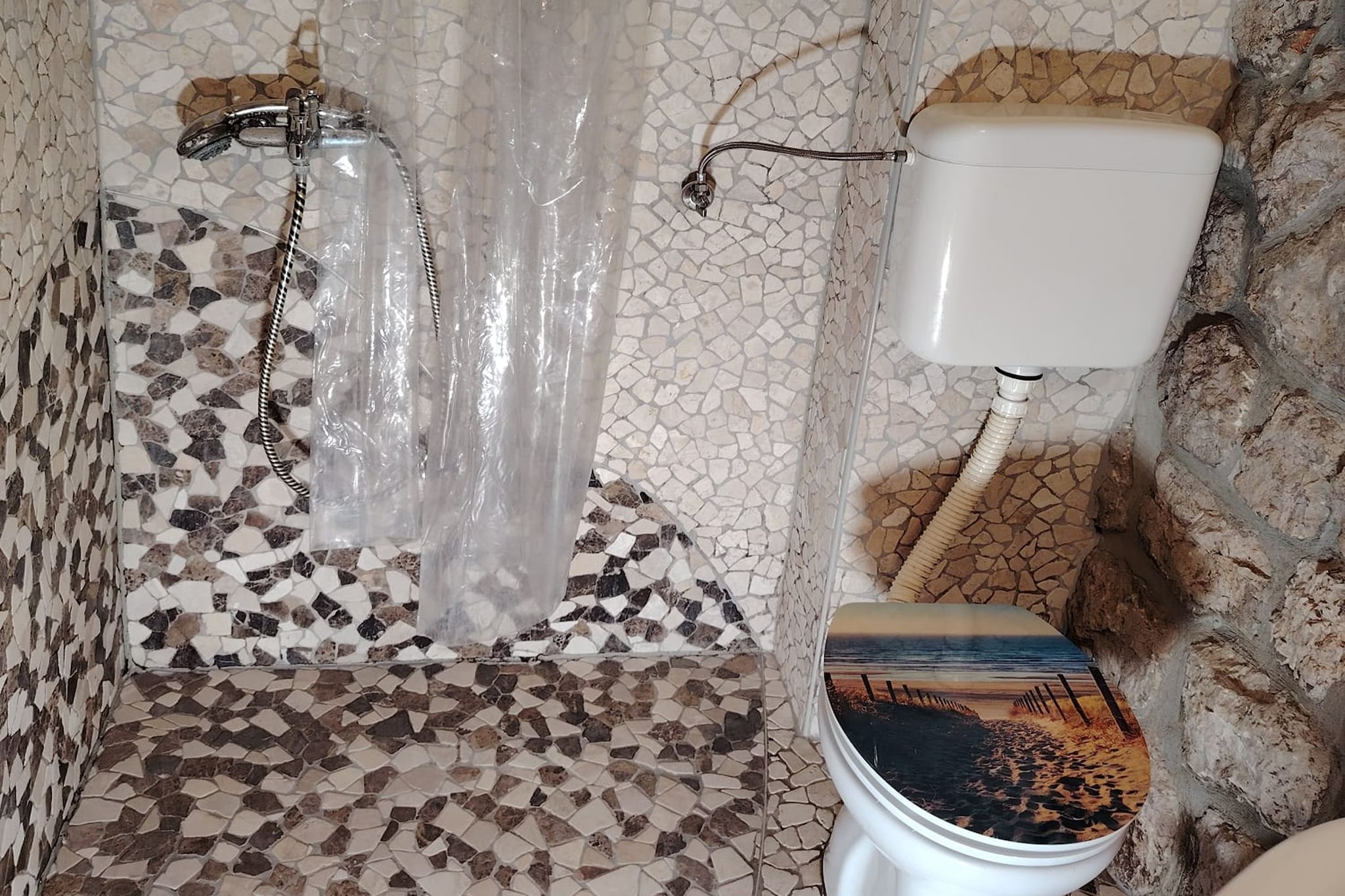 Comfort Kostrena Apartments Rijeka -Studio Apartment with terrace (7) - Salle de bain