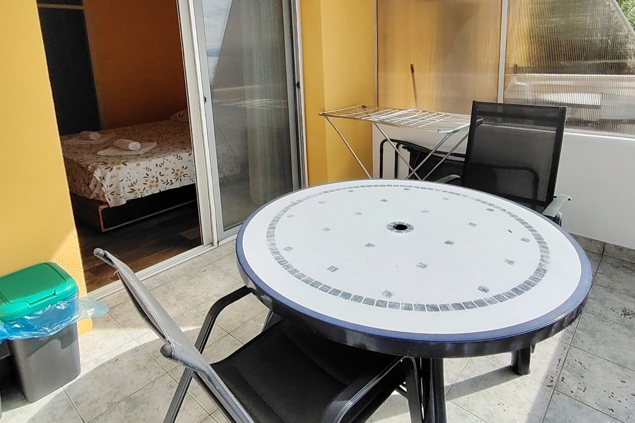 Comfort Kostrena Apartments Rijeka - Studio Apartment with partial sea view (3) - Terrasse / balcon