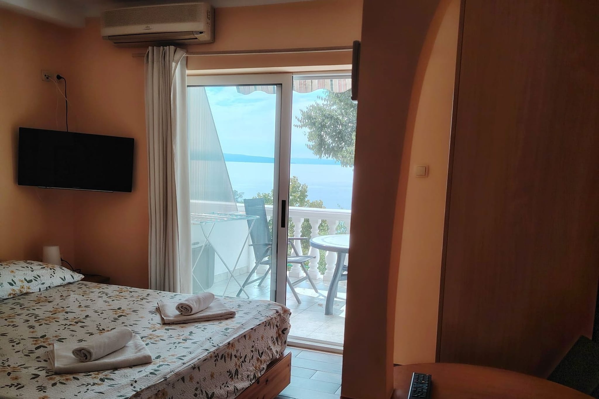 Comfort Kostrena Apartments Rijeka - Studio Apartment with partial sea view (3) - Chambre