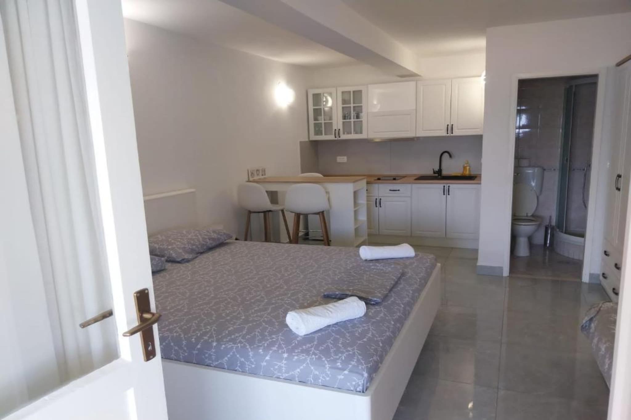 Comfort Apartments Lumbarda - Studio Apartment with SeaView - Slaapkamer