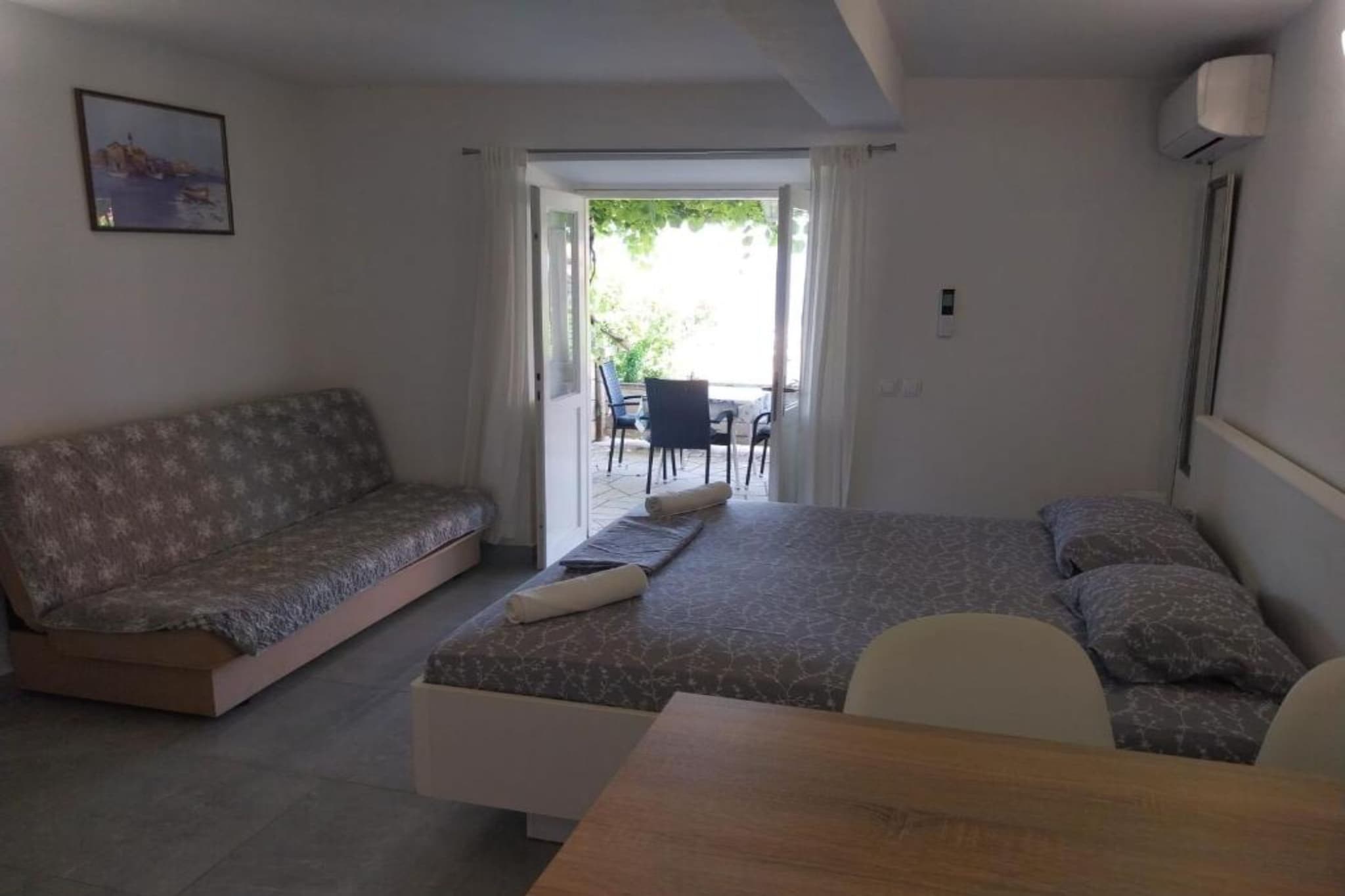 Comfort Apartments Lumbarda - TwoBedroom Apartment With SeaView - Slaapkamer