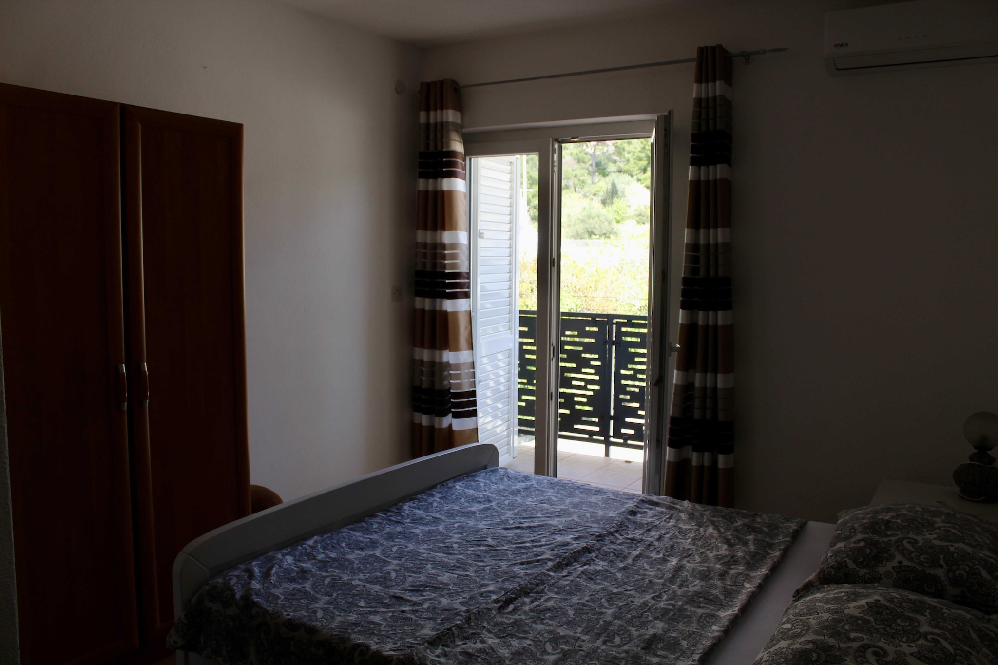 Apartments Jozo Baška Voda - One Bedroom Apartment with Balcony and Mountain View - Chambre