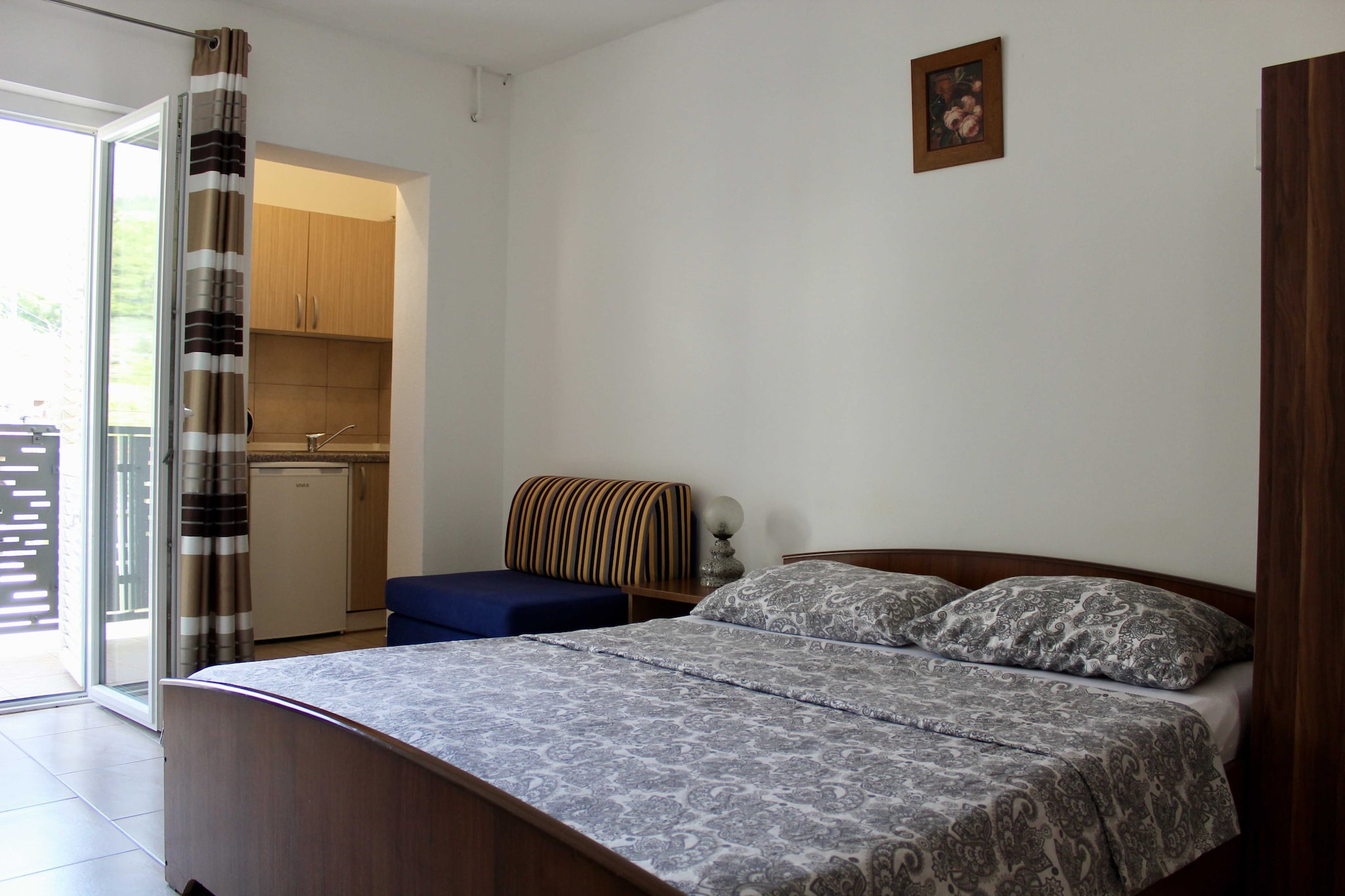 Apartments Jozo Baška Voda - Studio Apartment with Balcony (NO 2) - Chambre