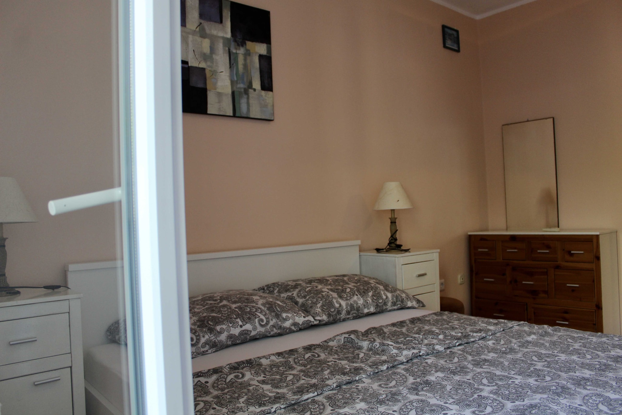 Apartments Jozo Baška Voda - Comfort One Bedroom Apartment with Balcony and Mountain View - Chambre