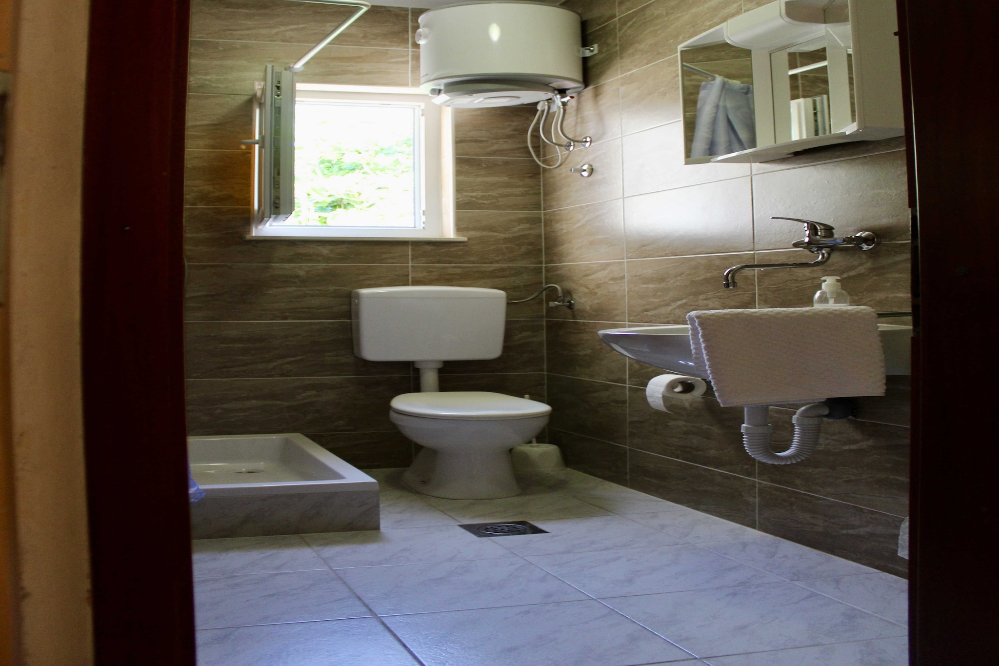 Apartments Jozo Baška Voda - Comfort One Bedroom Apartment with Balcony and Mountain View - Salle de bain