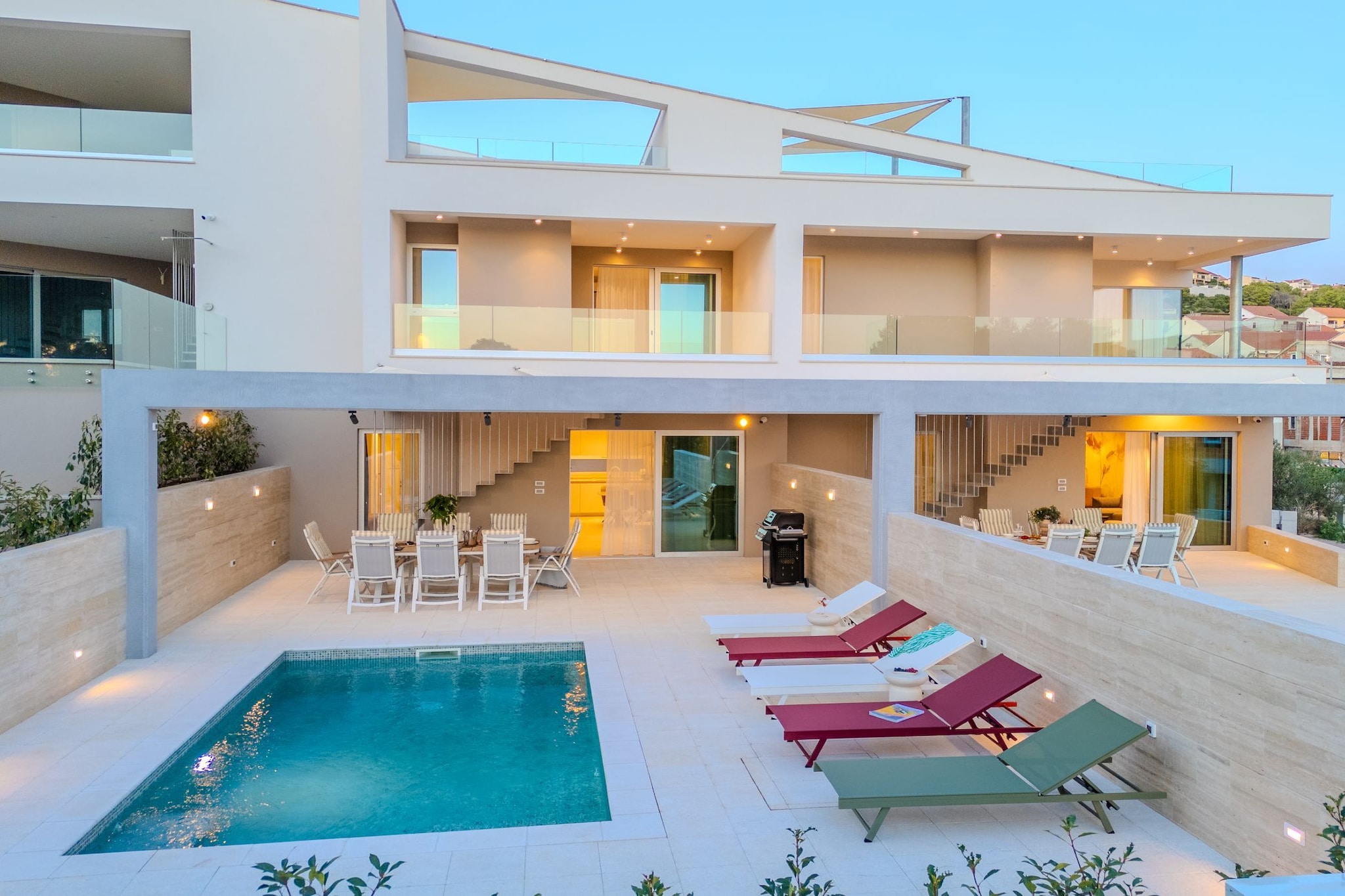 Villa Nexia with pool - Buitenlucht