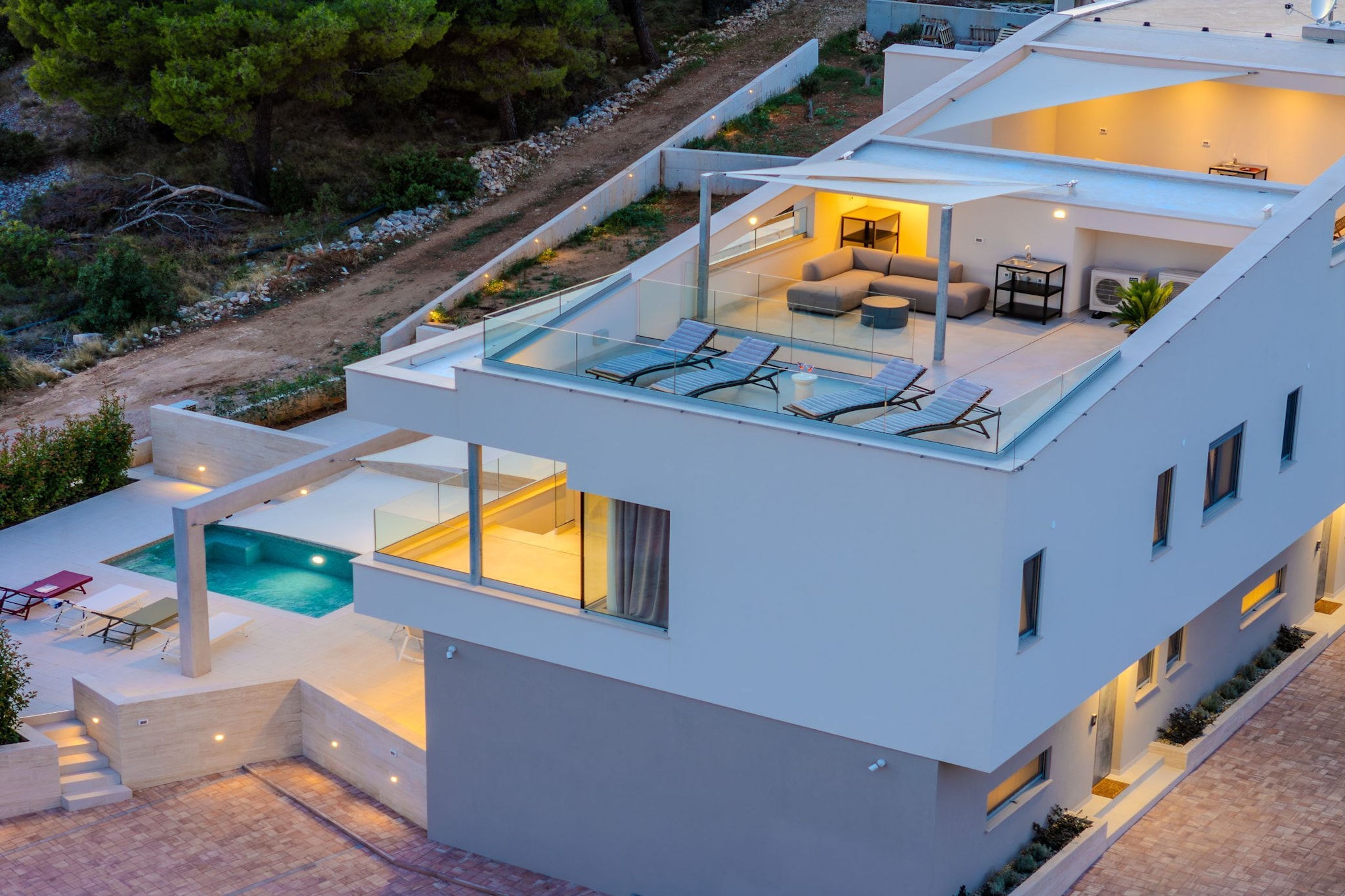 Villa Axia with pool - Extérieur